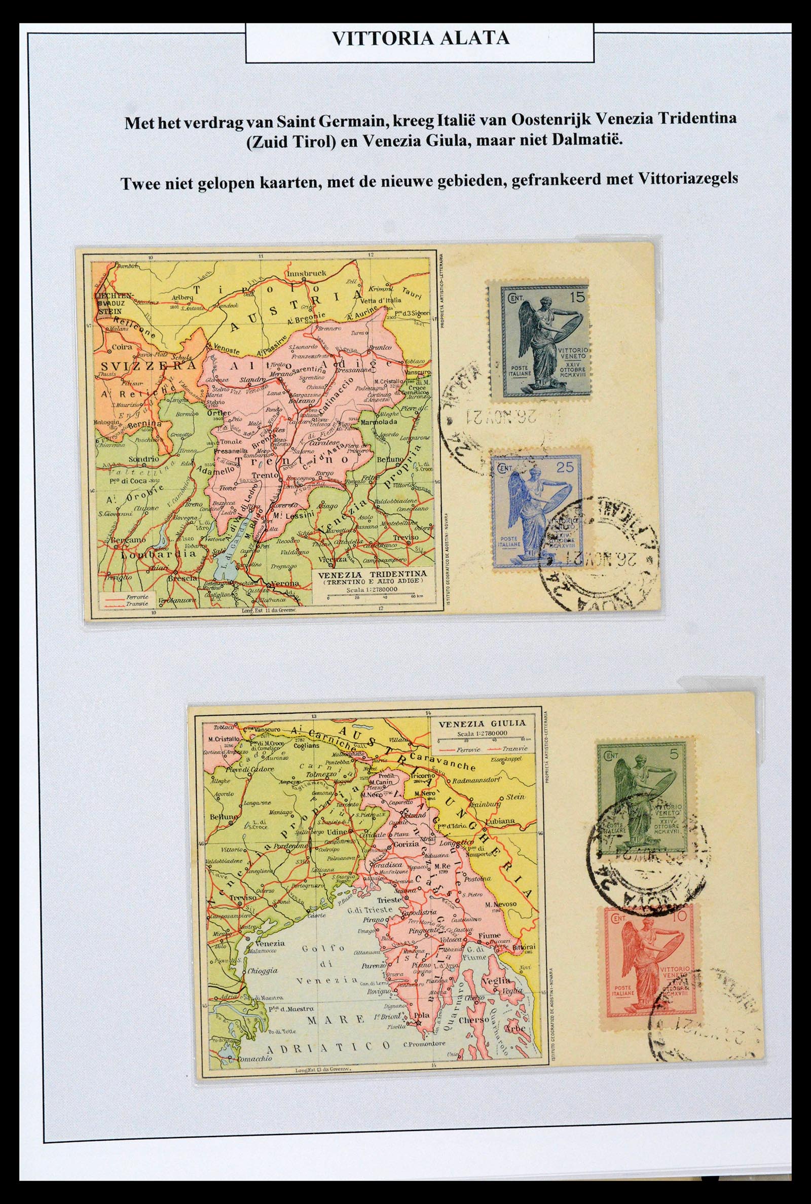 38515 0059 - Stamp collection 38515 Italy and colonies special collection Vittorio 19
