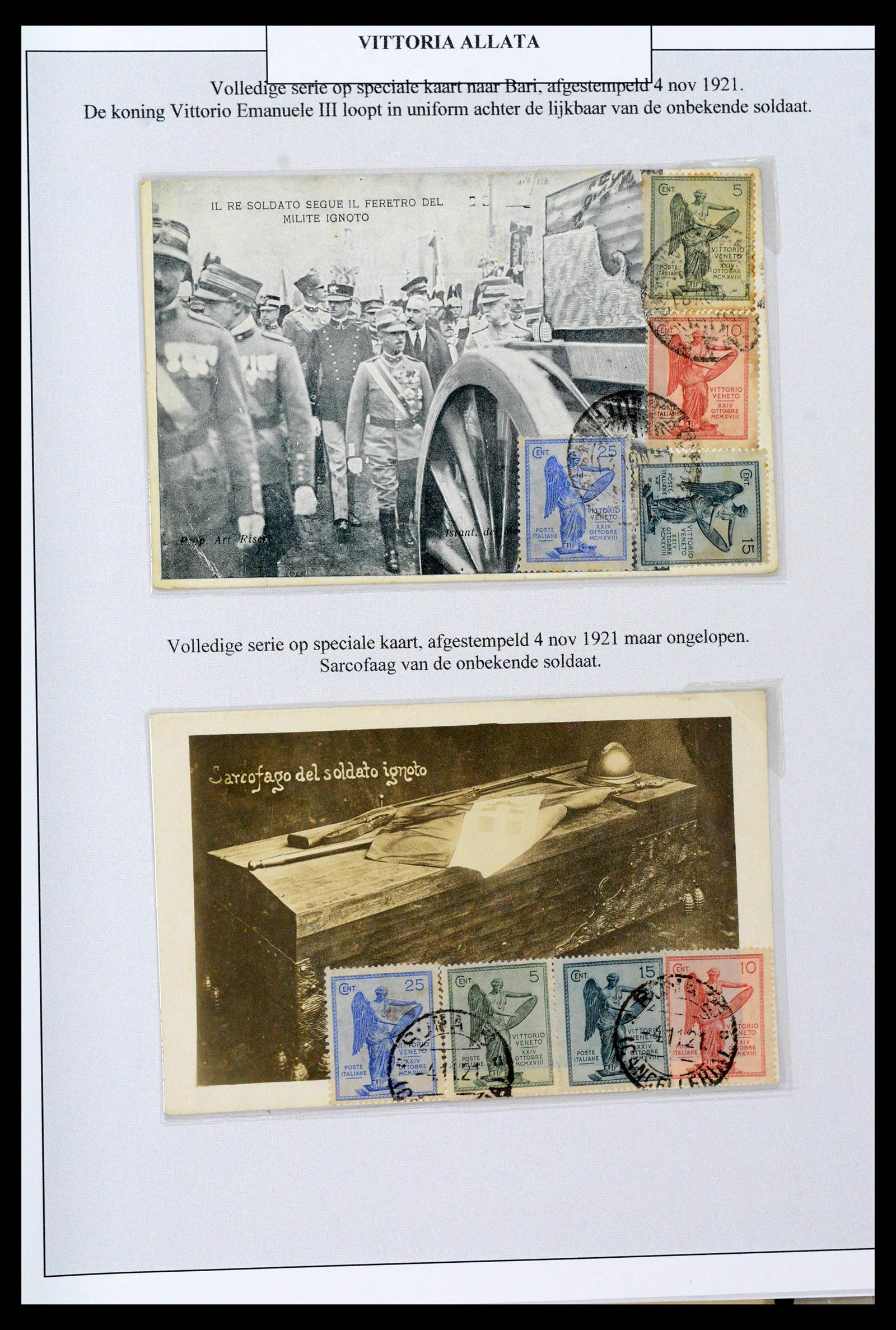 38515 0060 - Postzegelverzameling 38515 Italië en koloniën speciaalverzameling Vit