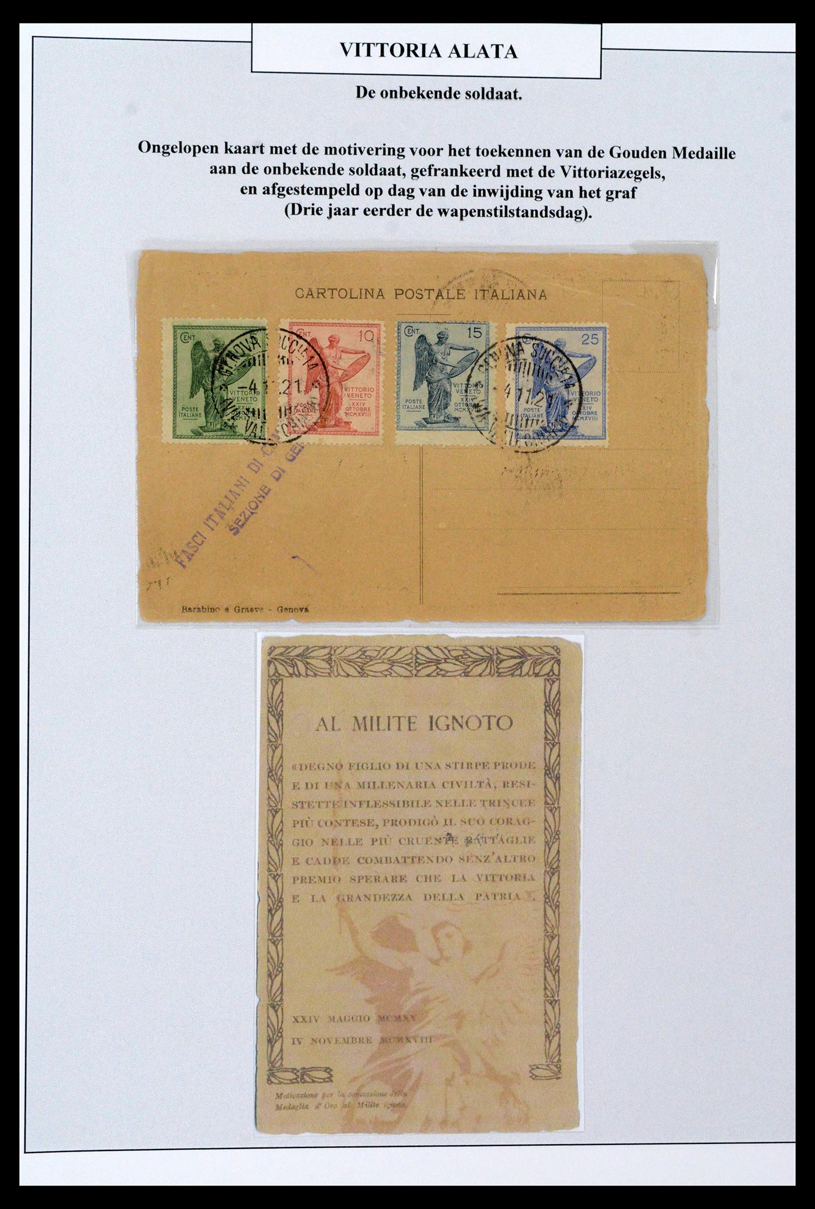 38515 0063 - Postzegelverzameling 38515 Italië en koloniën speciaalverzameling Vit