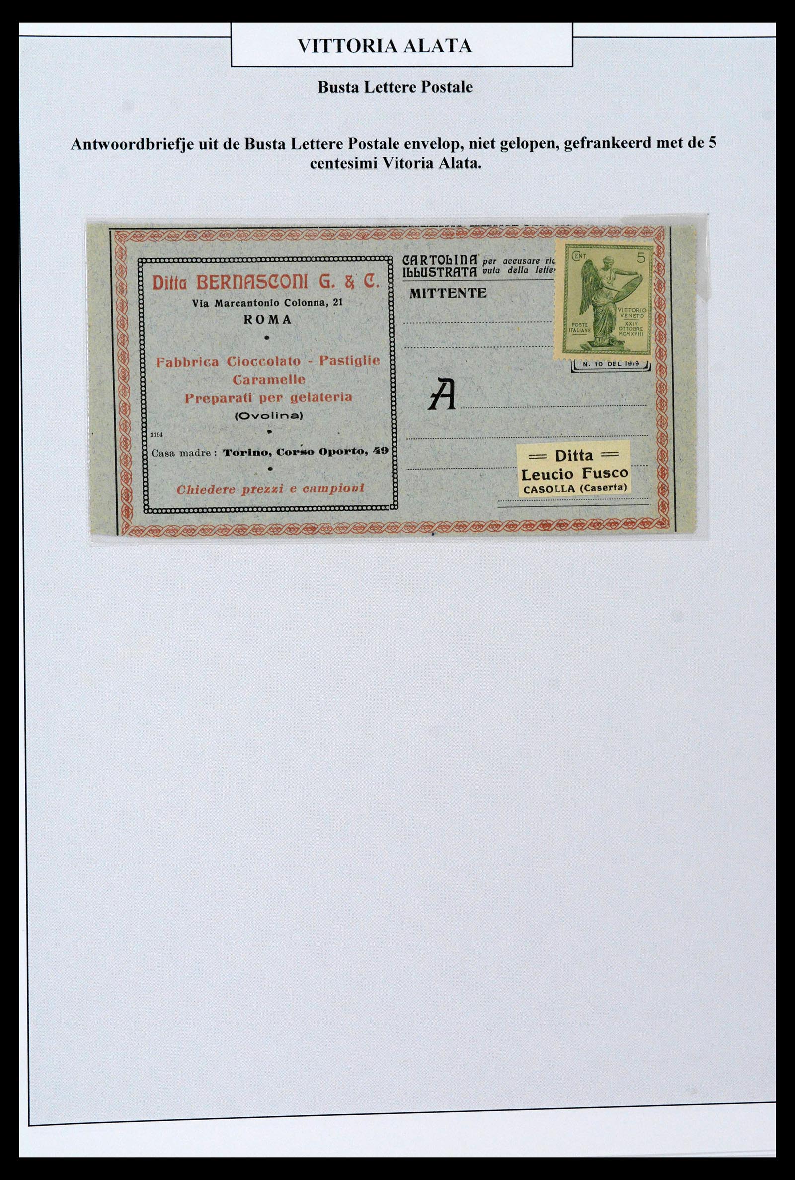 38515 0065 - Postzegelverzameling 38515 Italië en koloniën speciaalverzameling Vit