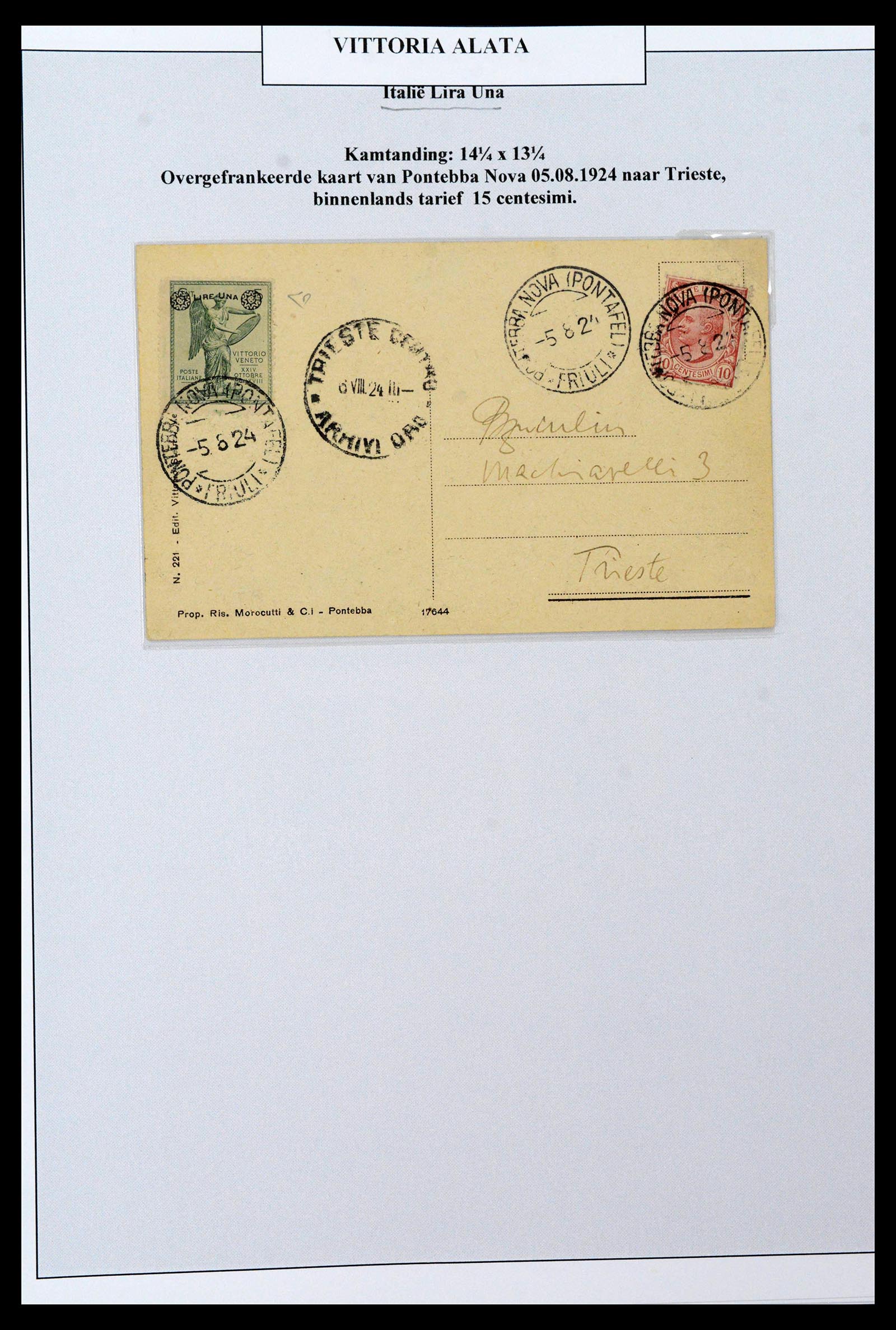 38515 0066 - Postzegelverzameling 38515 Italië en koloniën speciaalverzameling Vit