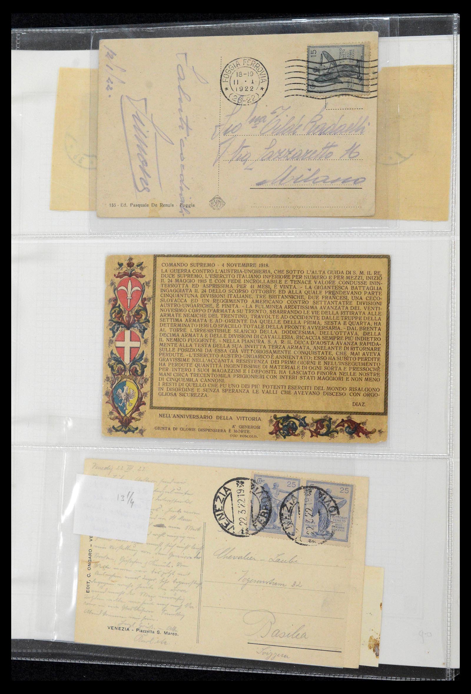 38515 0072 - Postzegelverzameling 38515 Italië en koloniën speciaalverzameling Vit