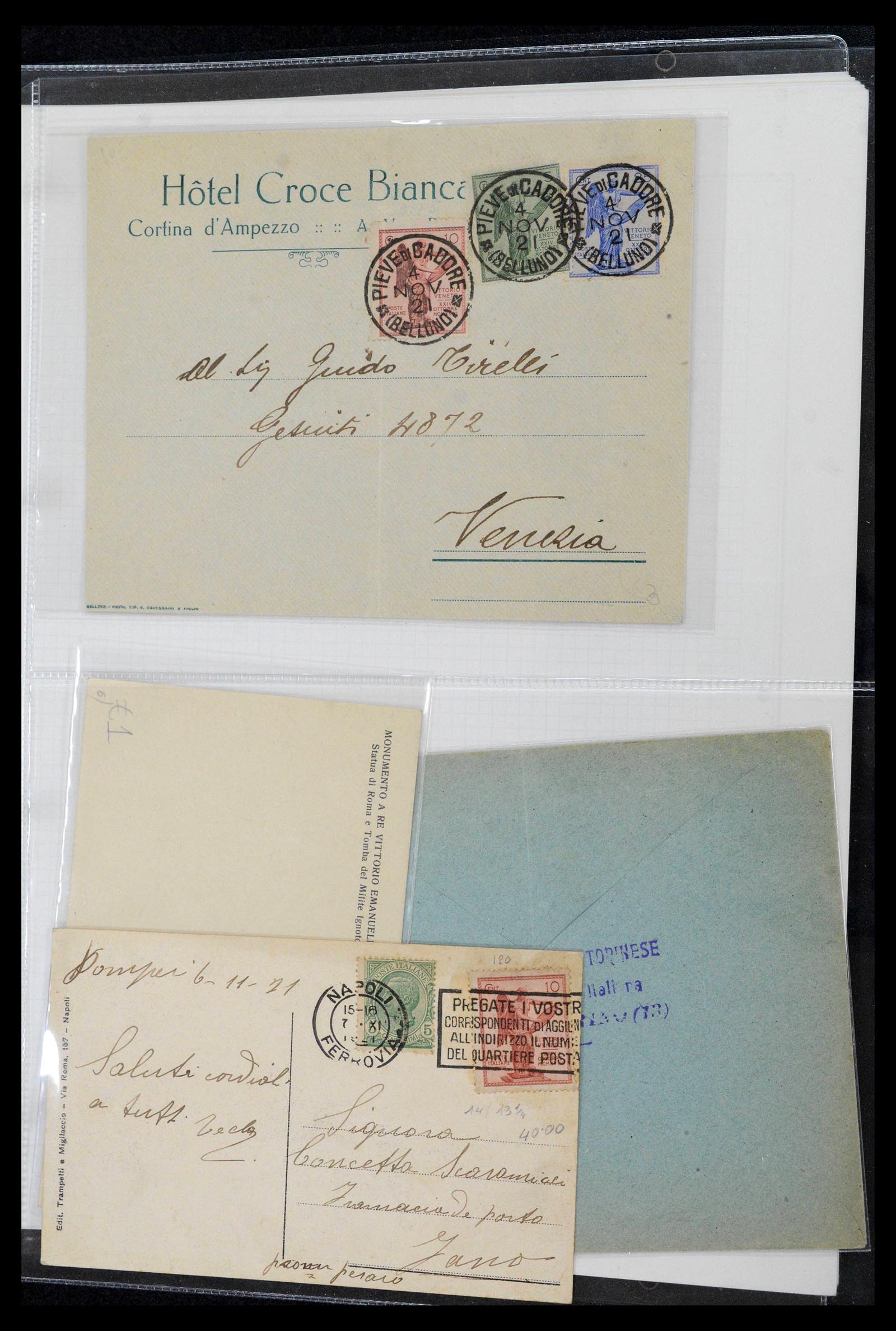 38515 0075 - Postzegelverzameling 38515 Italië en koloniën speciaalverzameling Vit