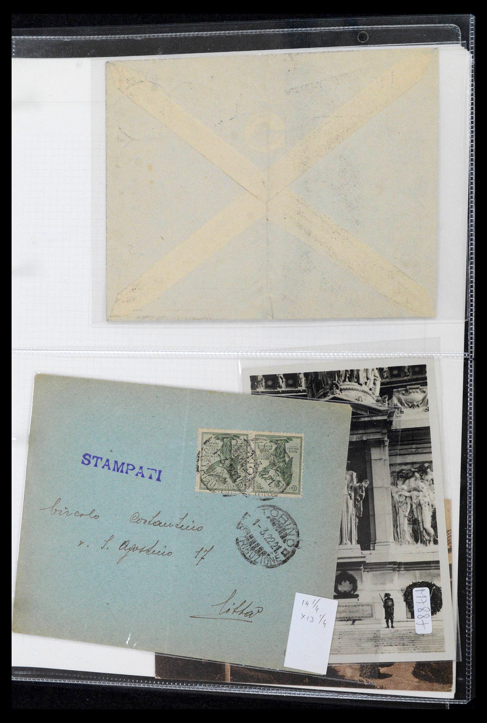 38515 0076 - Postzegelverzameling 38515 Italië en koloniën speciaalverzameling Vit