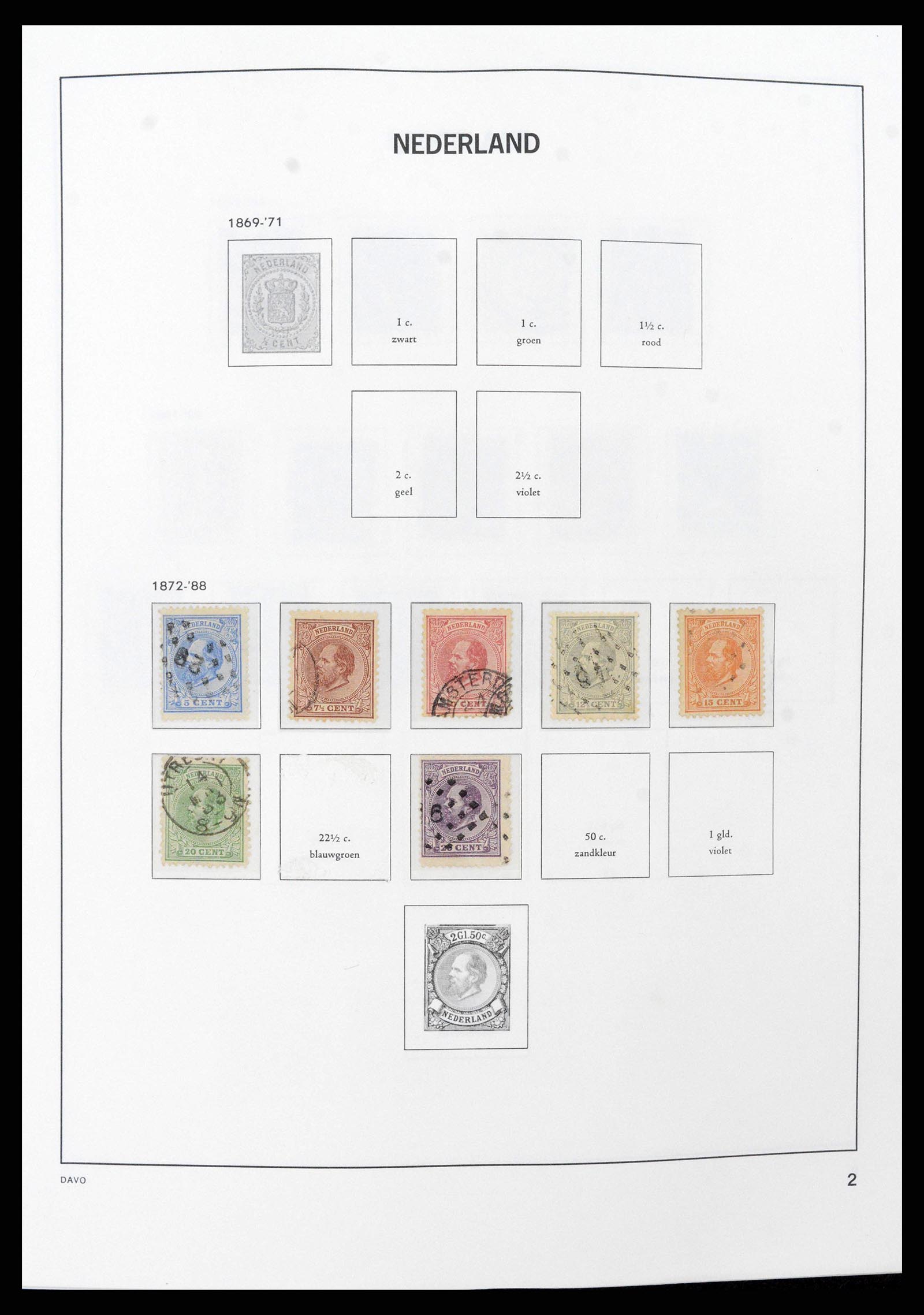 38516 0002 - Postzegelverzameling 38516 Nederland 1867-1999.