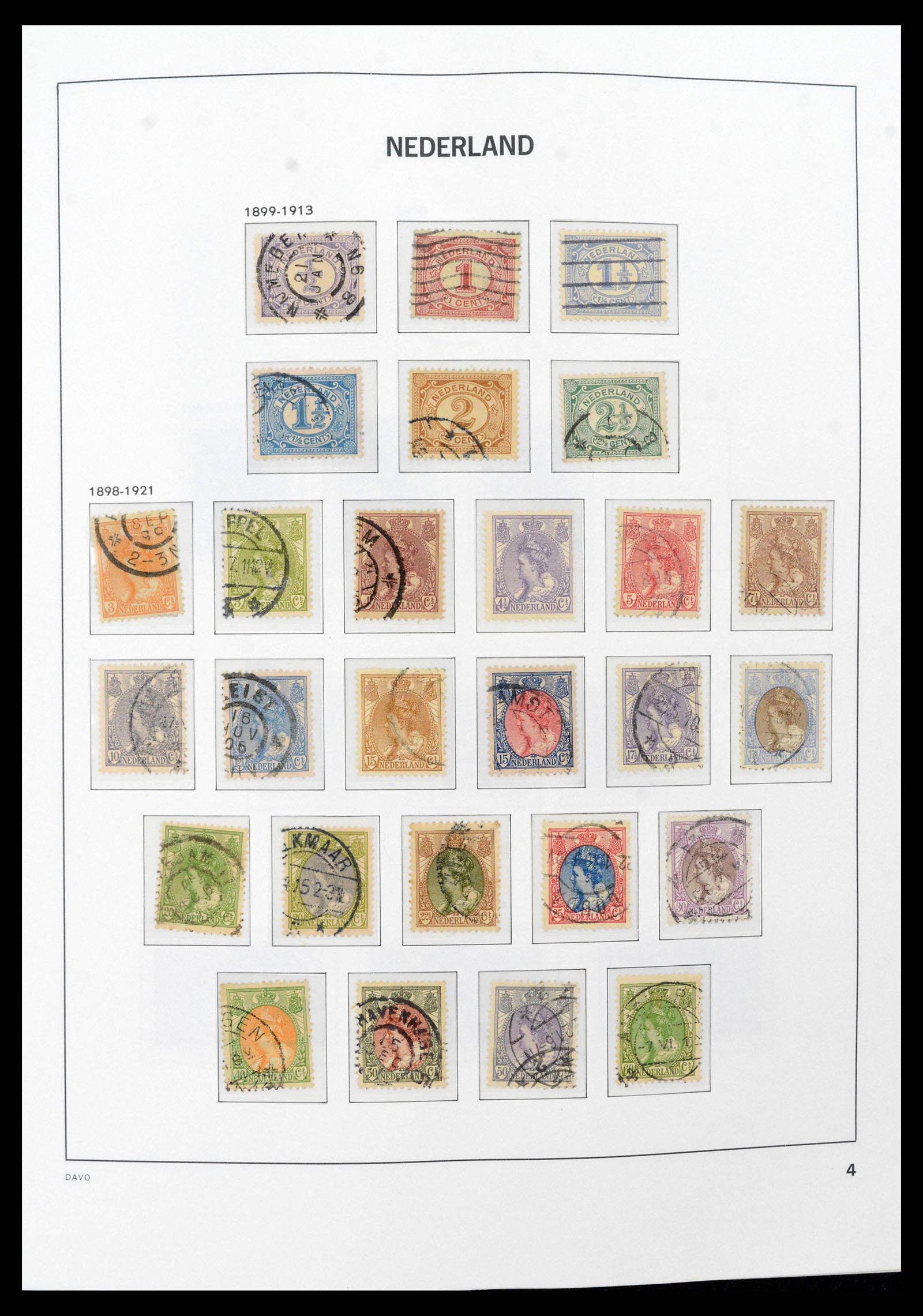 38516 0004 - Postzegelverzameling 38516 Nederland 1867-1999.