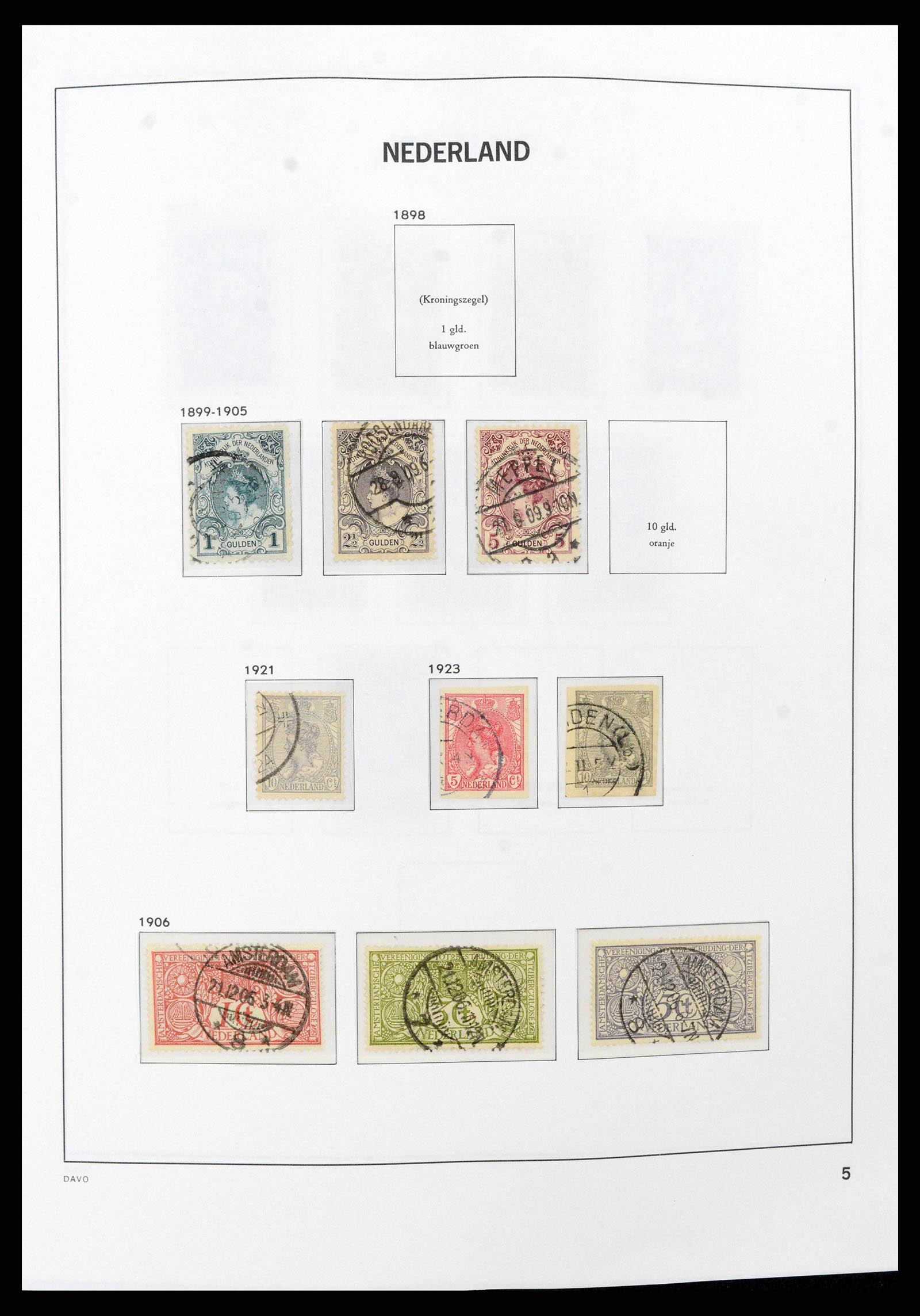 38516 0005 - Postzegelverzameling 38516 Nederland 1867-1999.