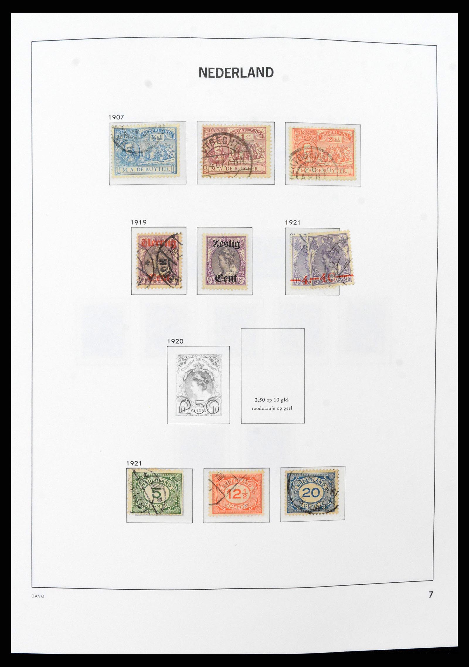 38516 0007 - Postzegelverzameling 38516 Nederland 1867-1999.