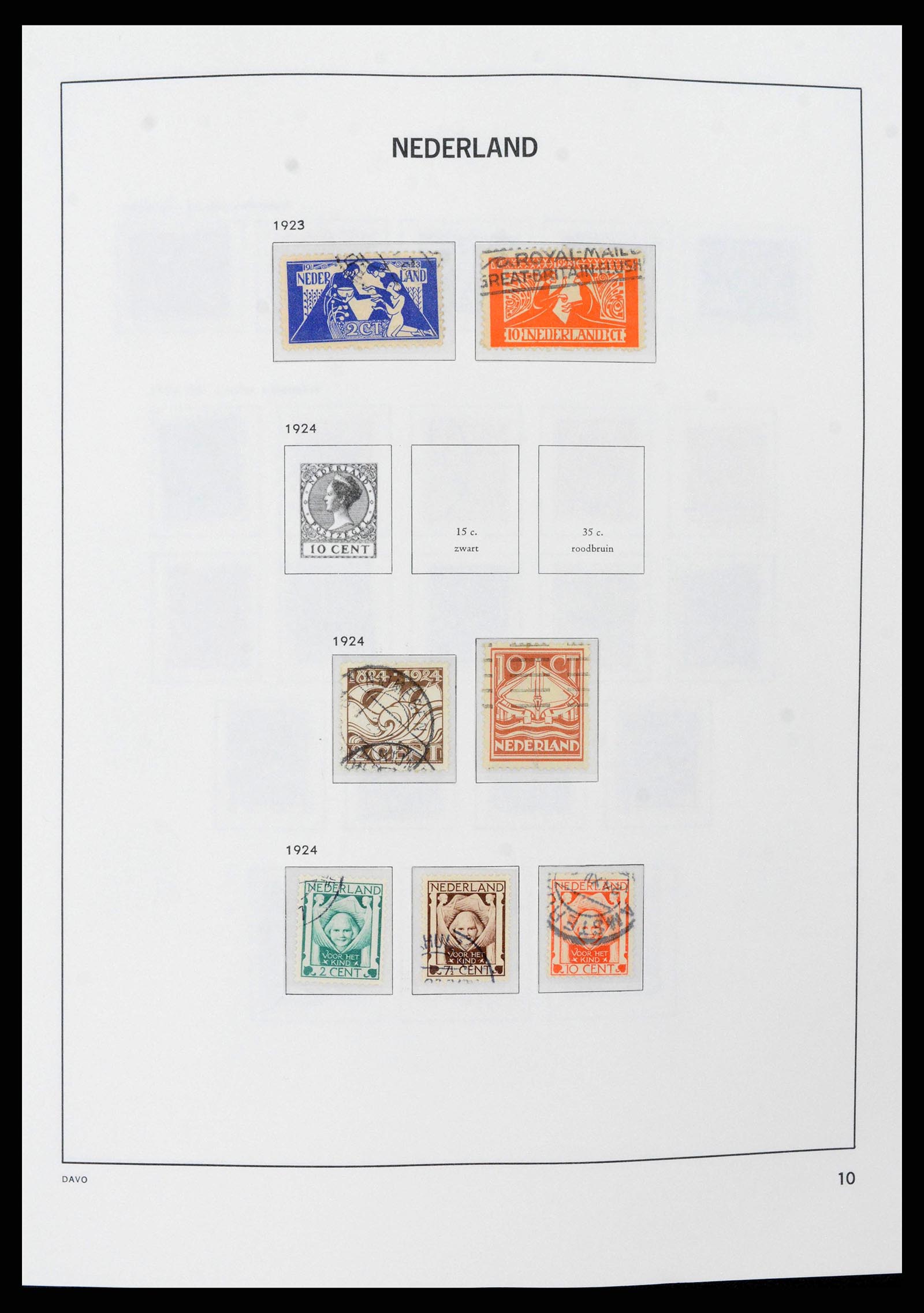 38516 0010 - Postzegelverzameling 38516 Nederland 1867-1999.
