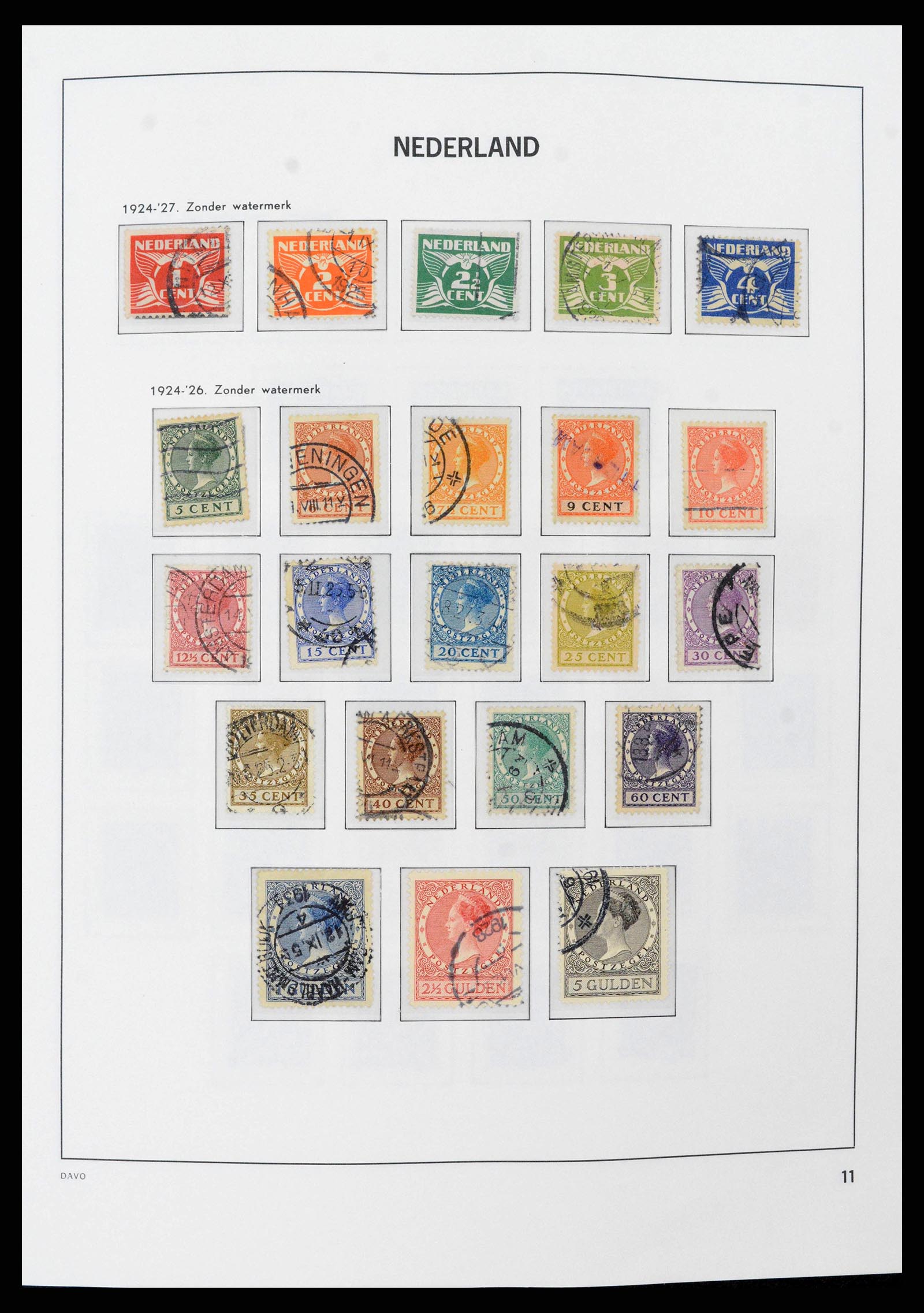38516 0011 - Postzegelverzameling 38516 Nederland 1867-1999.