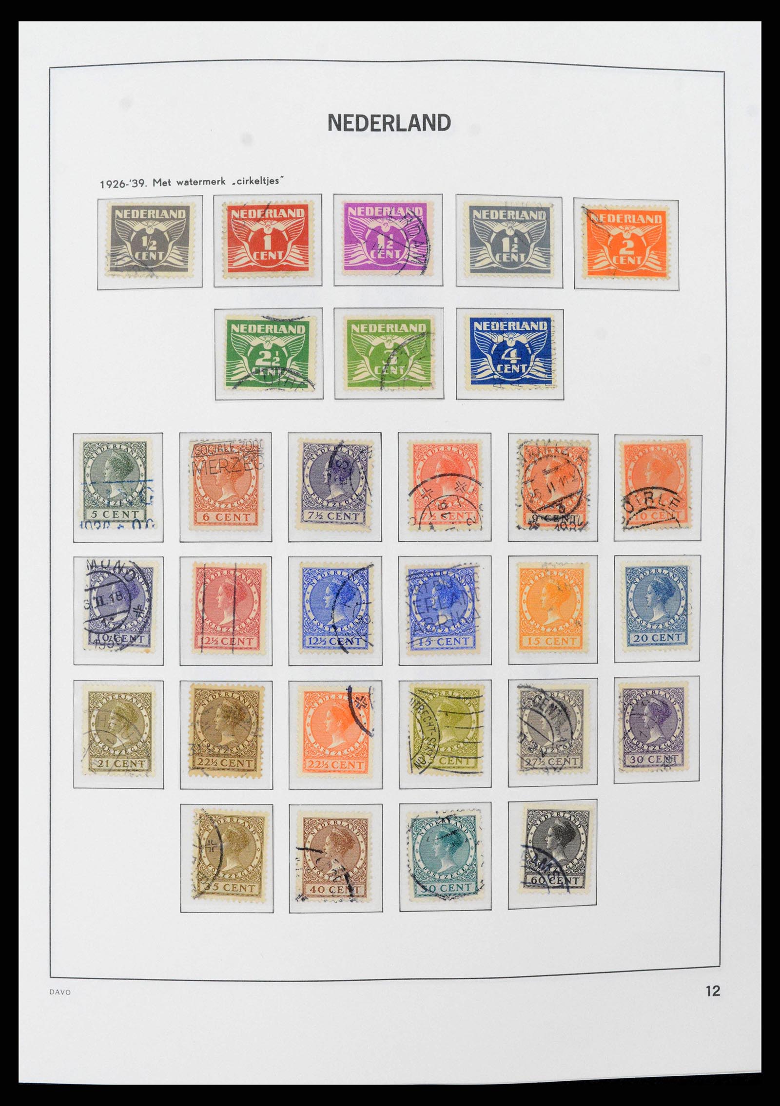 38516 0012 - Postzegelverzameling 38516 Nederland 1867-1999.