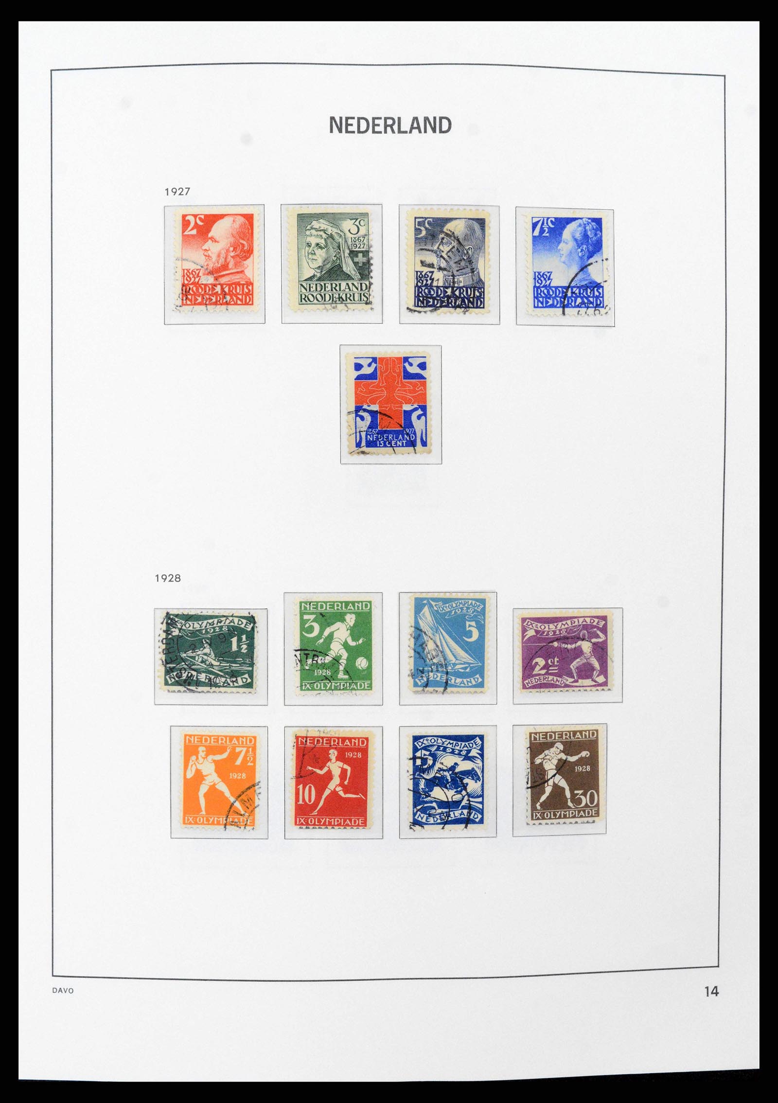 38516 0014 - Postzegelverzameling 38516 Nederland 1867-1999.