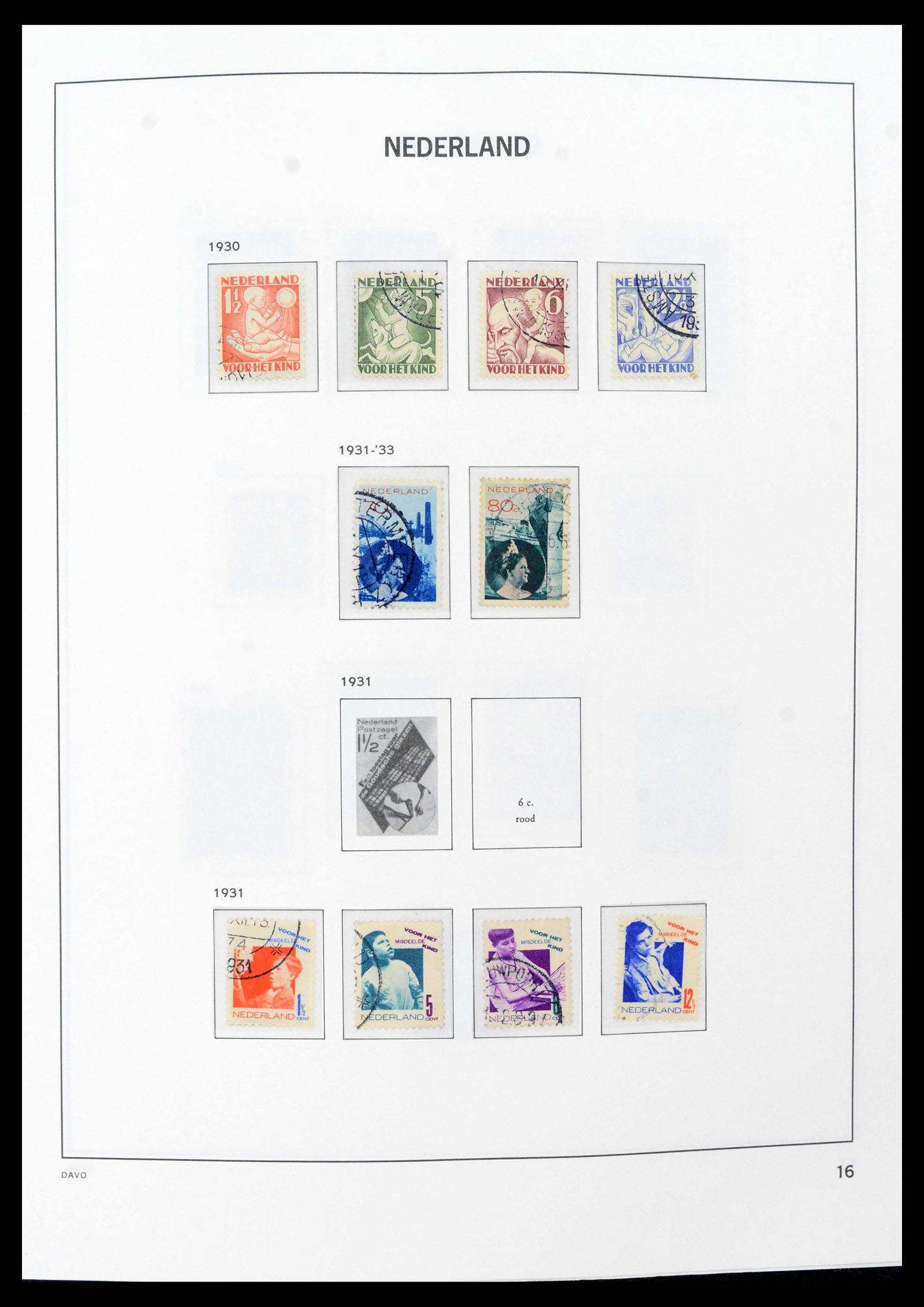 38516 0016 - Stamp collection 38516 Netherlands 1867-1999.
