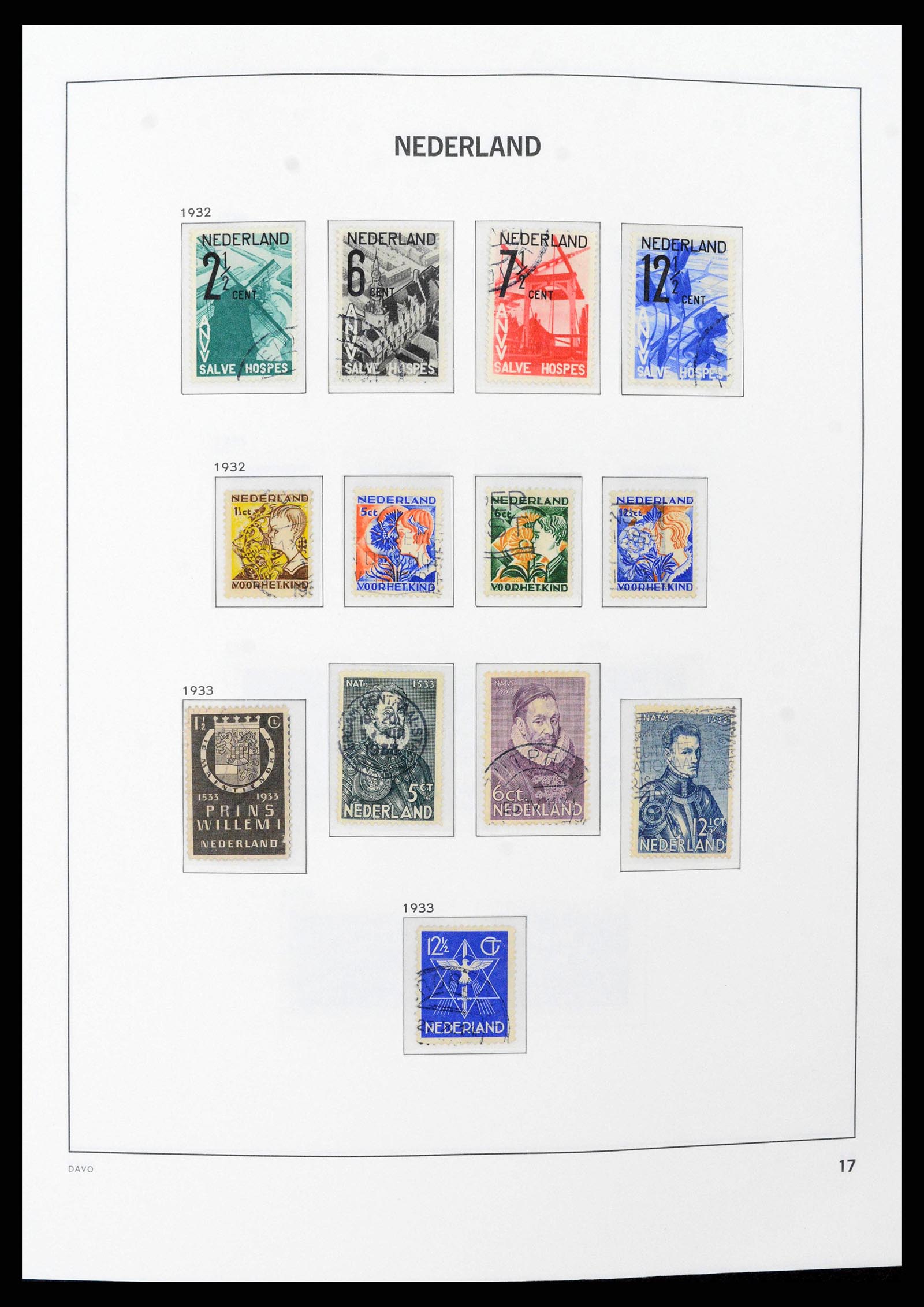 38516 0017 - Postzegelverzameling 38516 Nederland 1867-1999.
