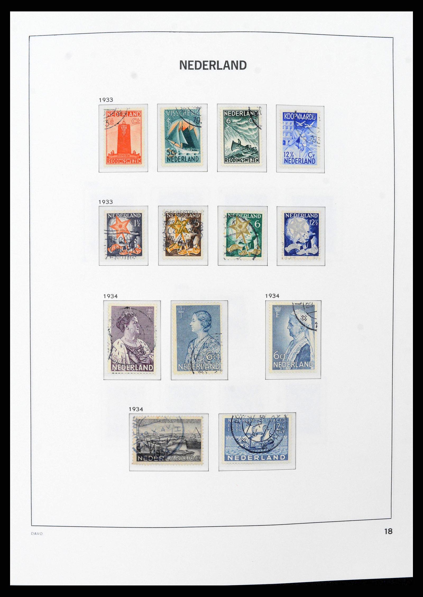38516 0018 - Postzegelverzameling 38516 Nederland 1867-1999.