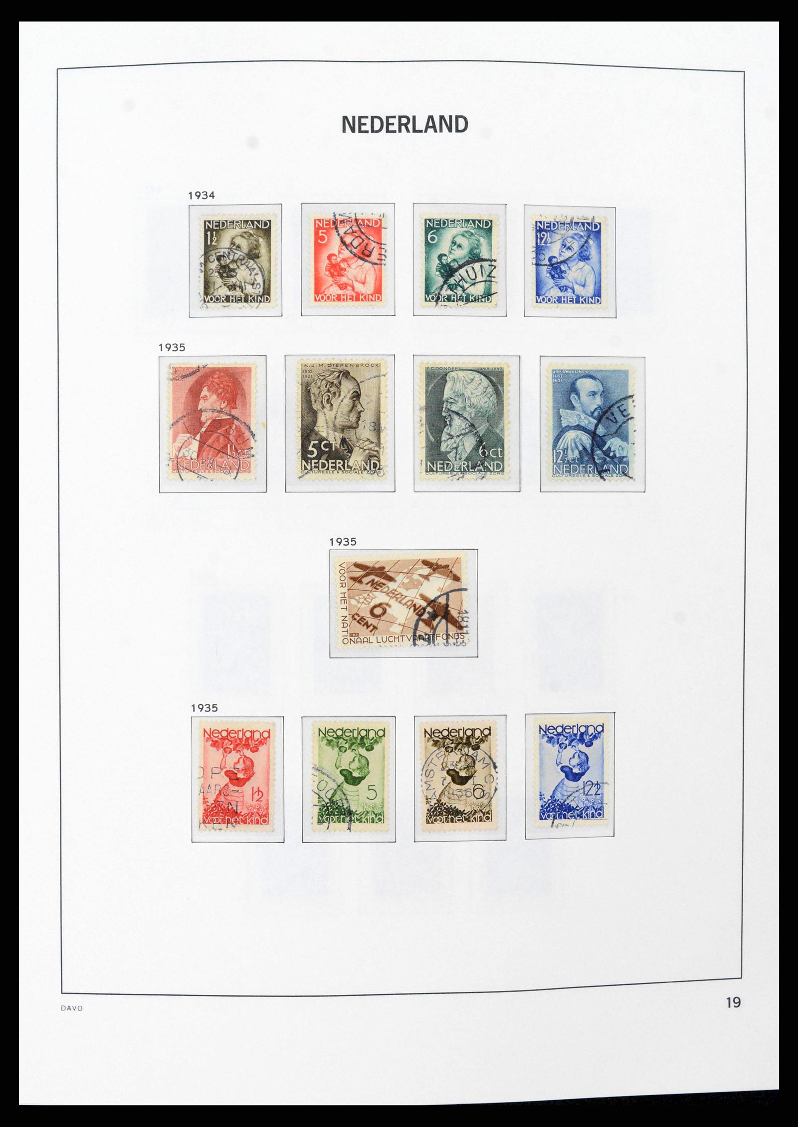 38516 0019 - Postzegelverzameling 38516 Nederland 1867-1999.