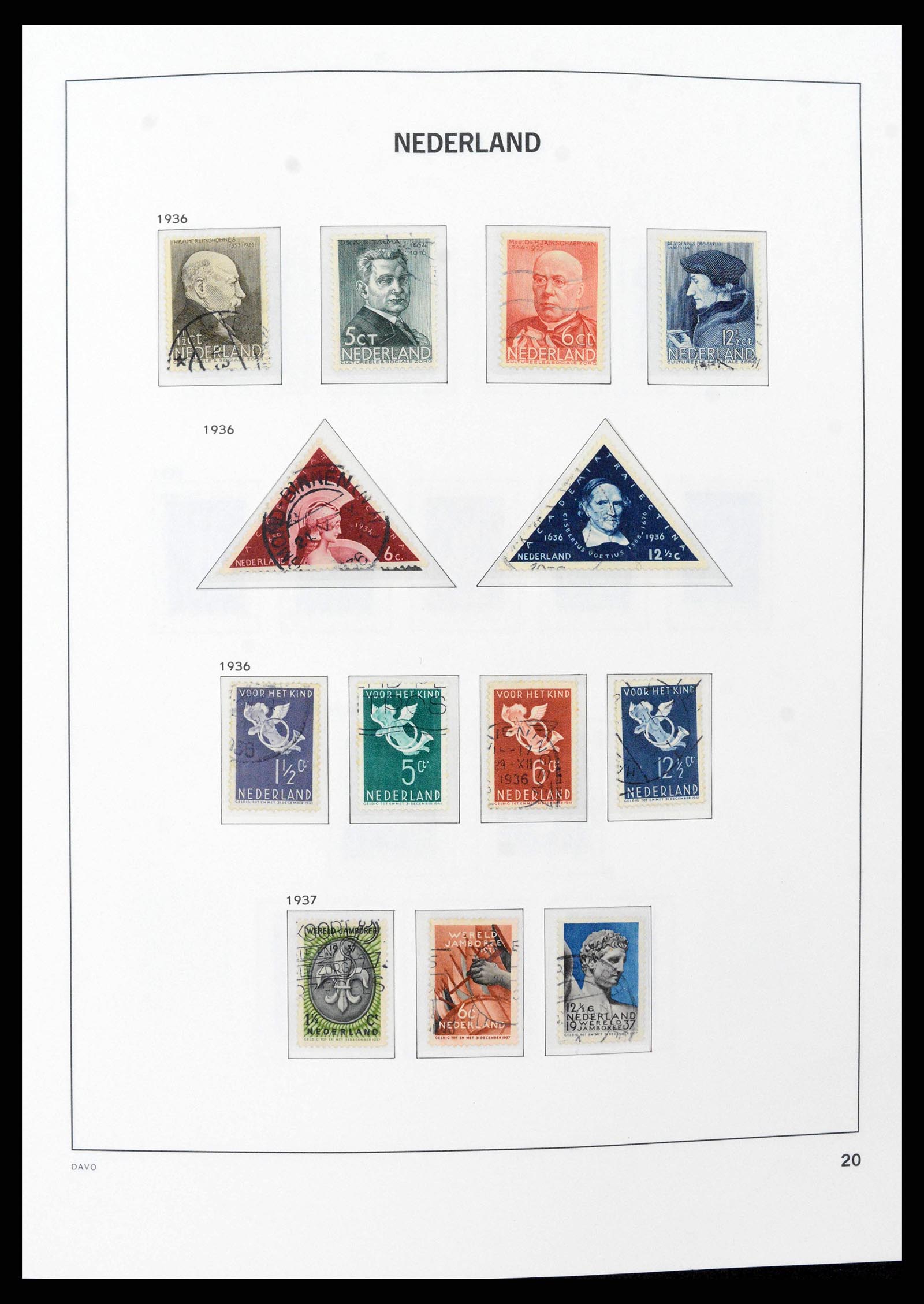 38516 0020 - Postzegelverzameling 38516 Nederland 1867-1999.