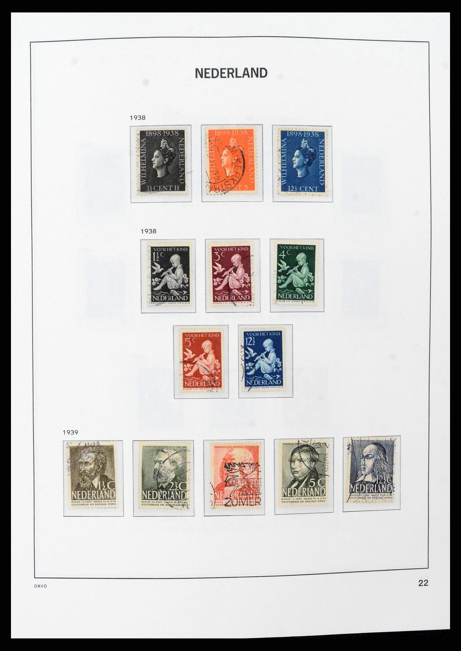 38516 0022 - Stamp collection 38516 Netherlands 1867-1999.