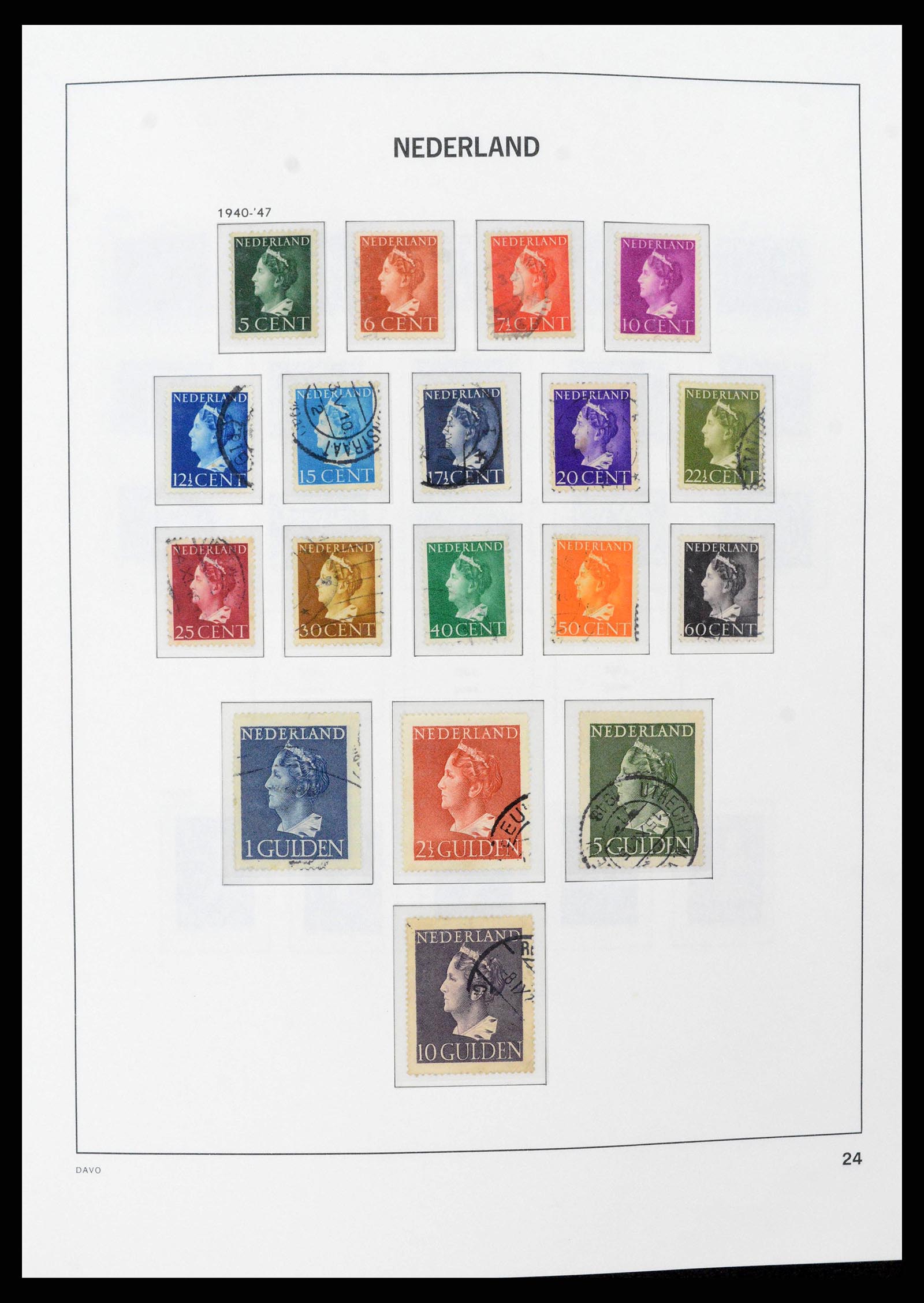 38516 0024 - Postzegelverzameling 38516 Nederland 1867-1999.