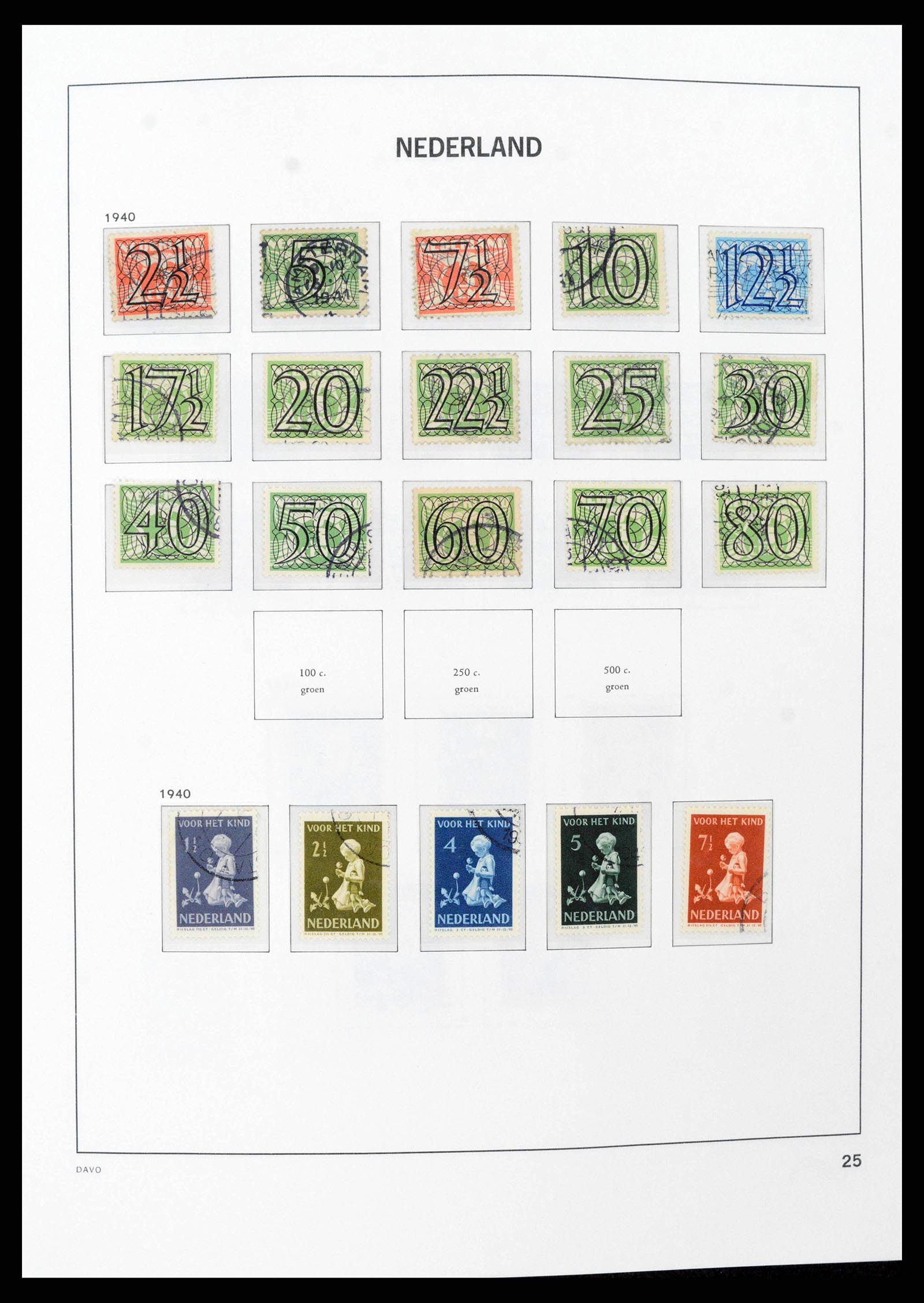 38516 0025 - Postzegelverzameling 38516 Nederland 1867-1999.