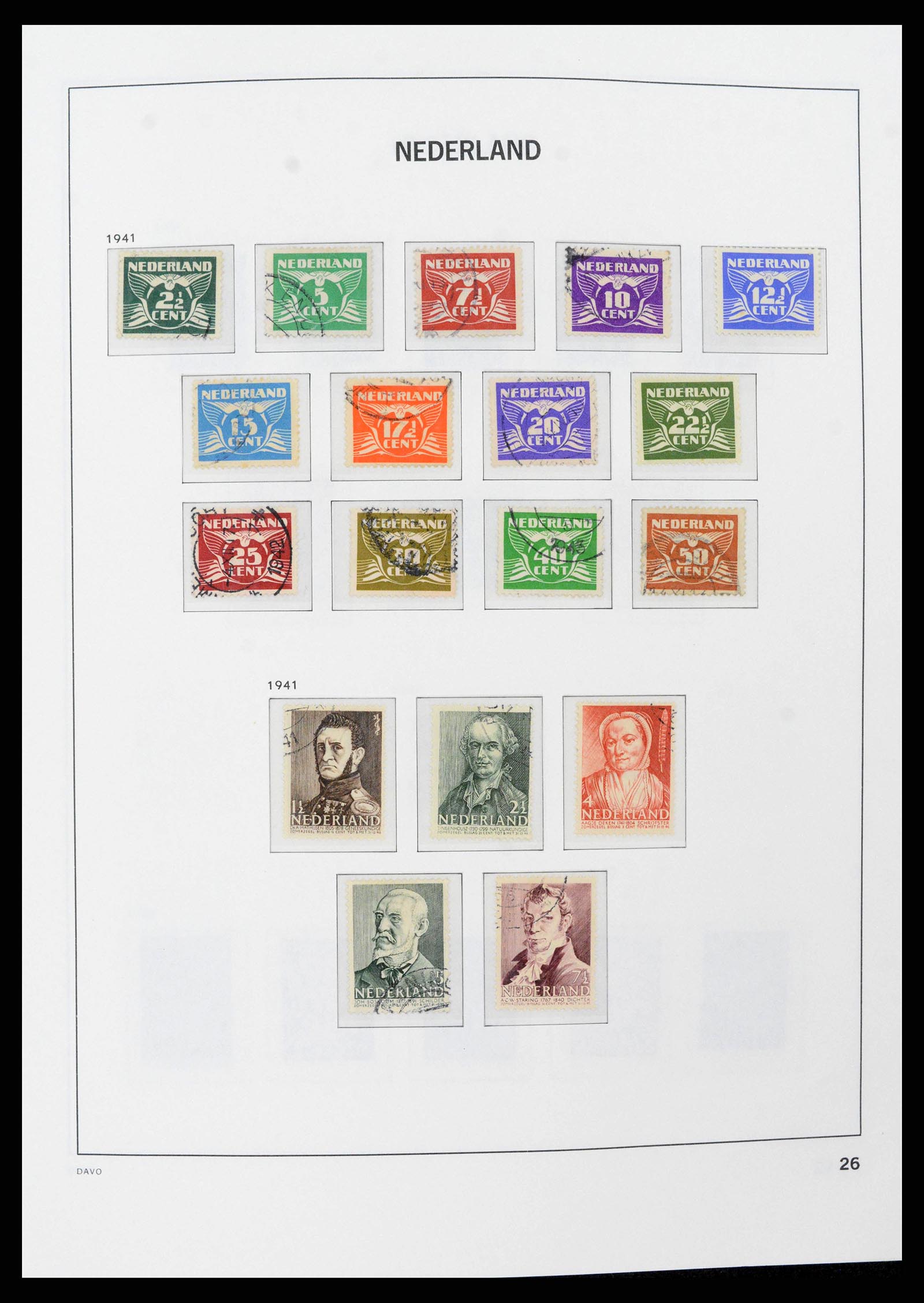 38516 0026 - Postzegelverzameling 38516 Nederland 1867-1999.