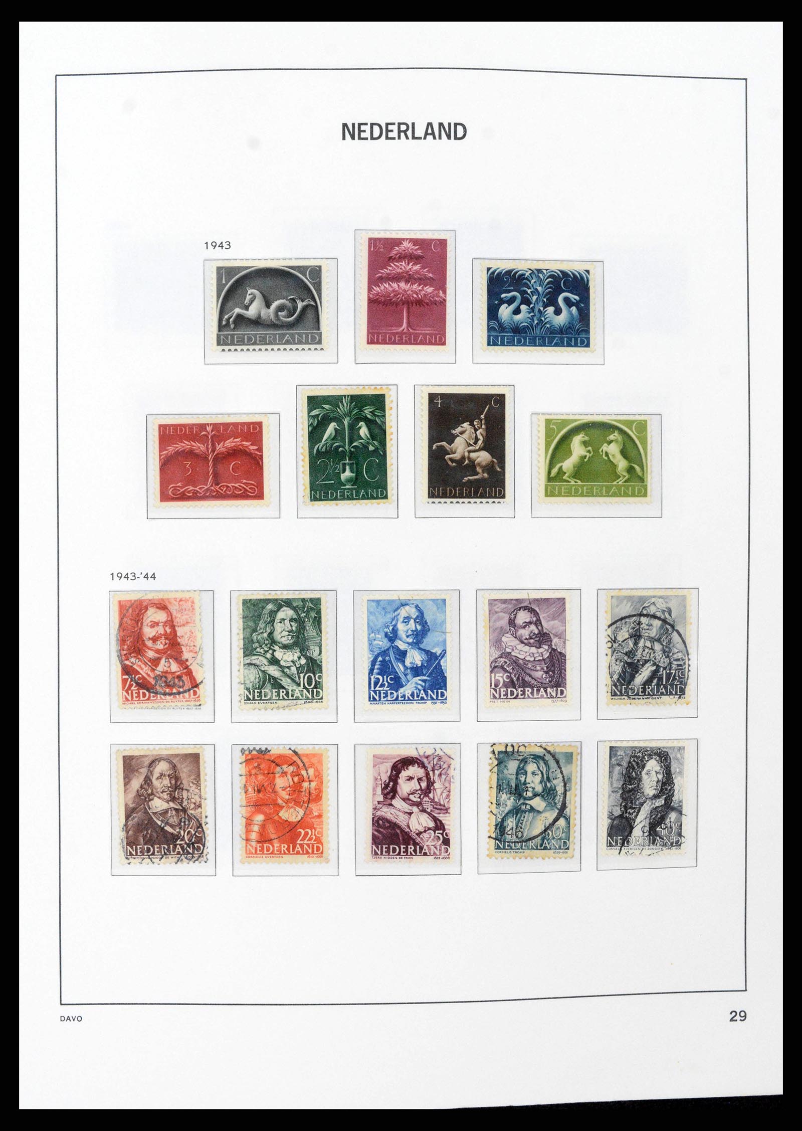 38516 0028 - Postzegelverzameling 38516 Nederland 1867-1999.