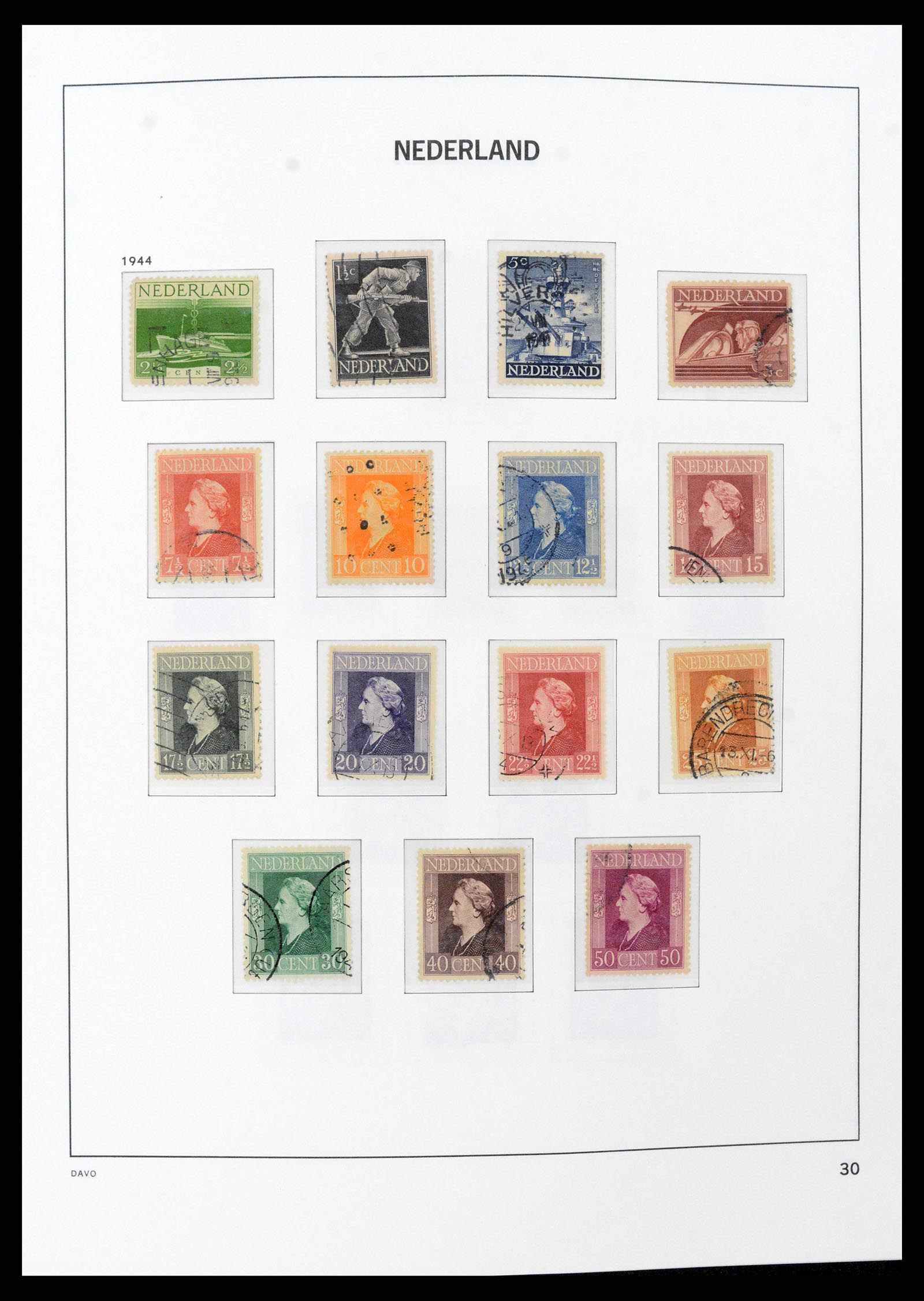 38516 0029 - Postzegelverzameling 38516 Nederland 1867-1999.