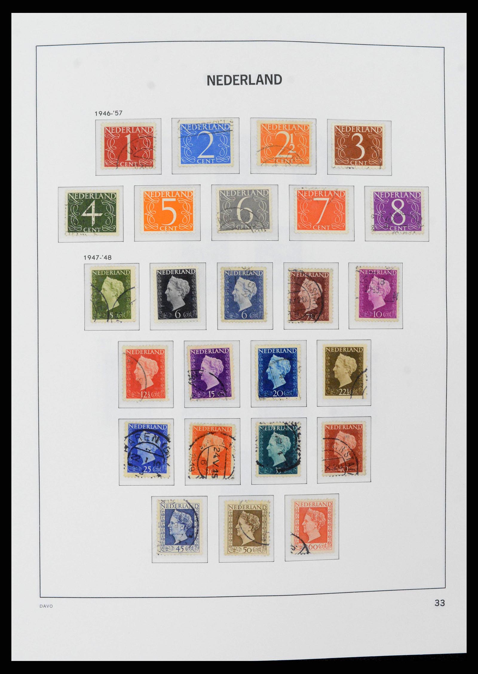 38516 0032 - Postzegelverzameling 38516 Nederland 1867-1999.