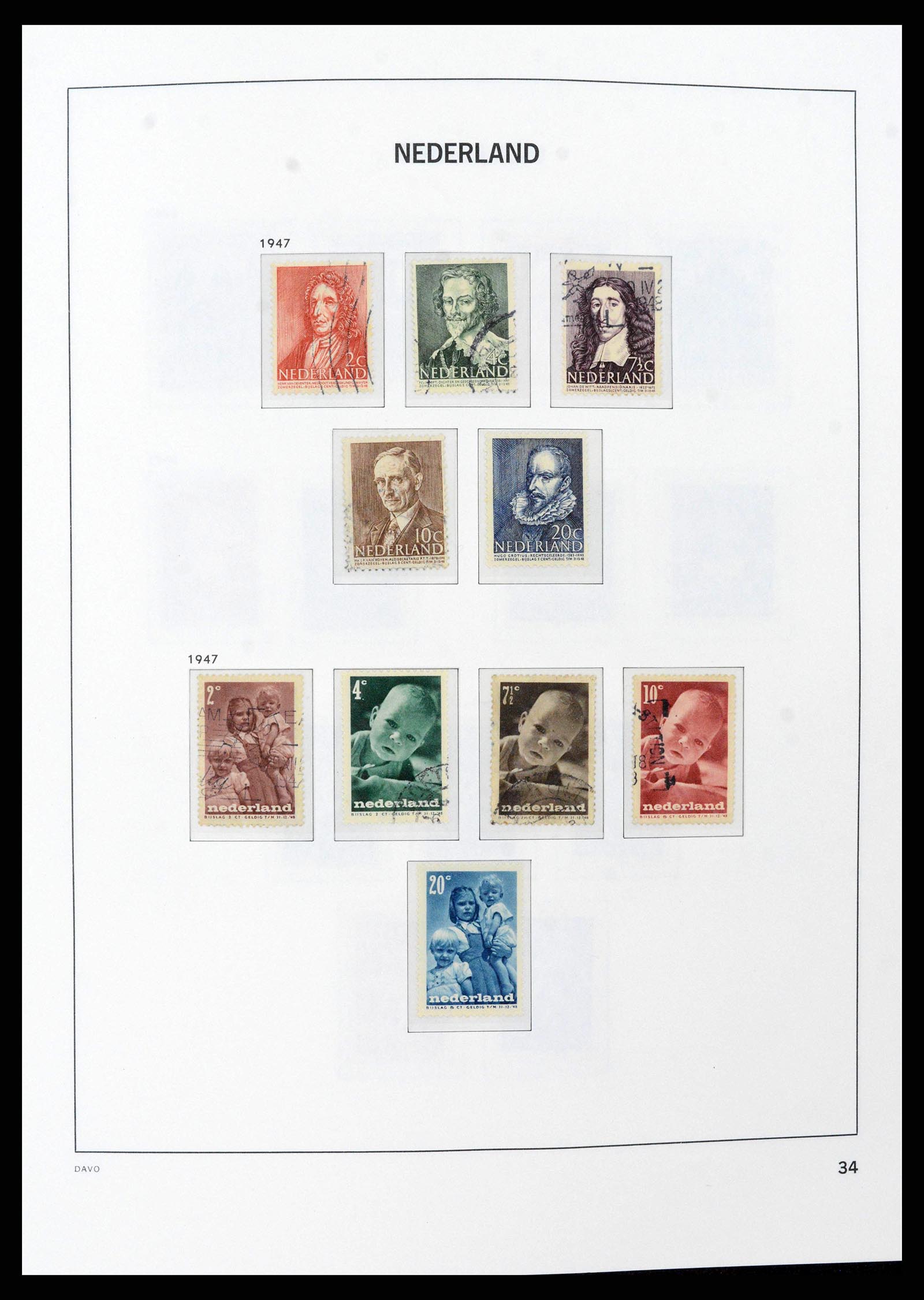 38516 0033 - Postzegelverzameling 38516 Nederland 1867-1999.