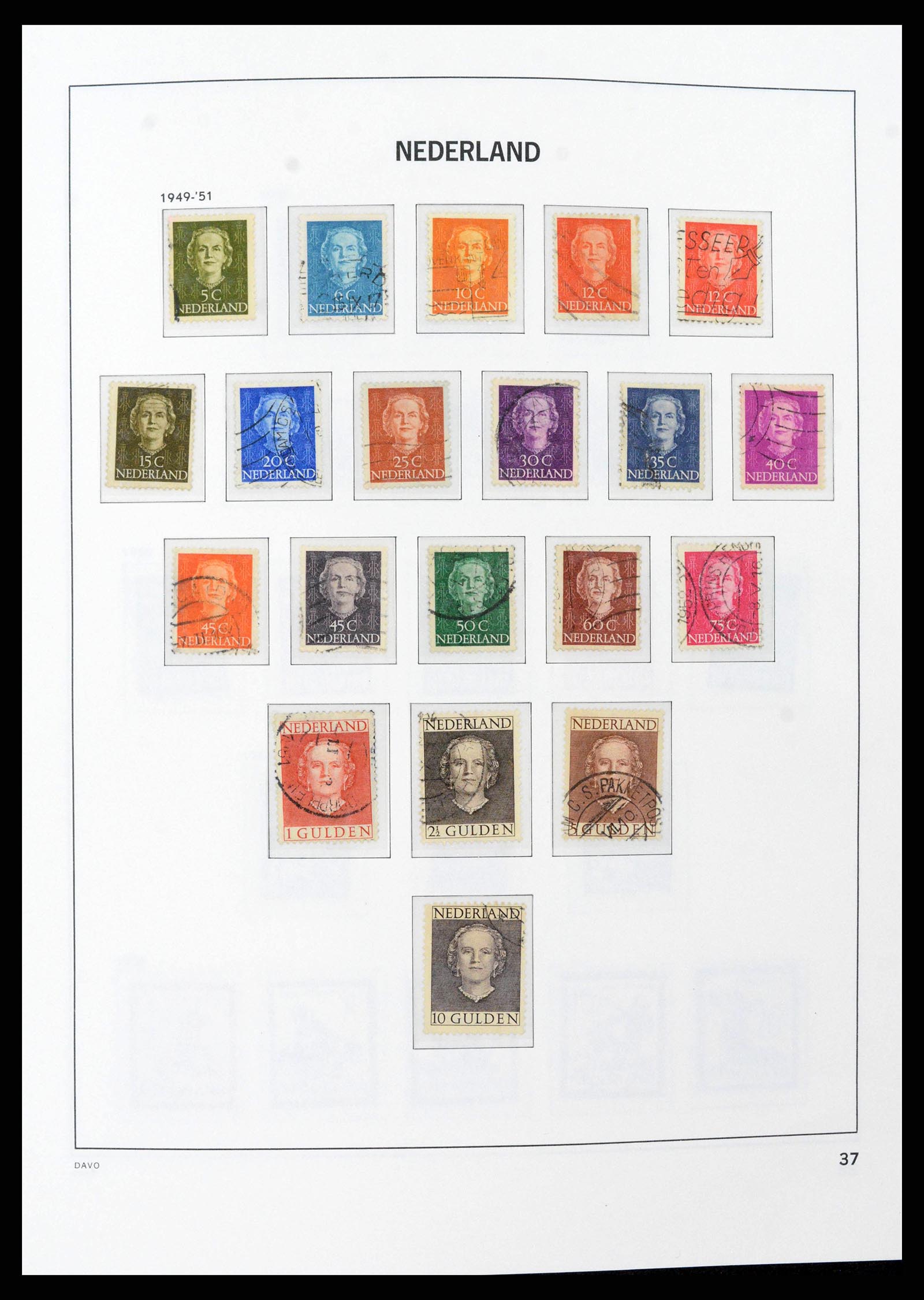 38516 0036 - Postzegelverzameling 38516 Nederland 1867-1999.