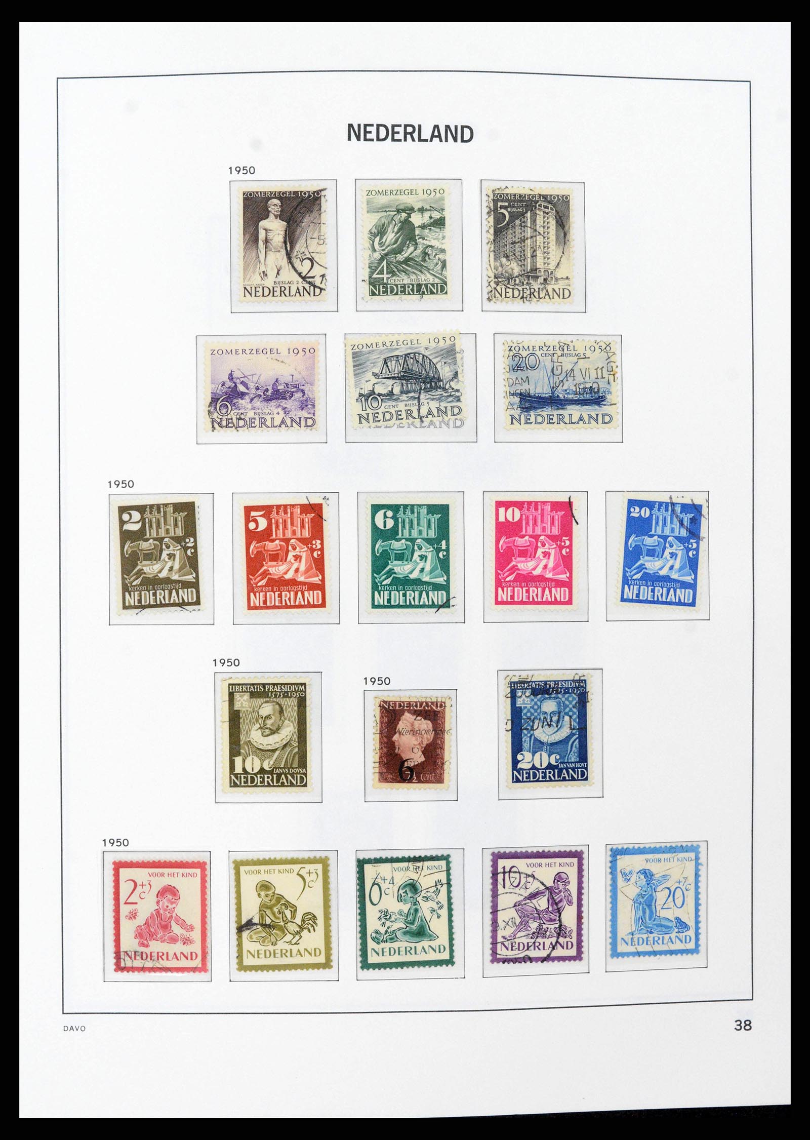 38516 0037 - Postzegelverzameling 38516 Nederland 1867-1999.