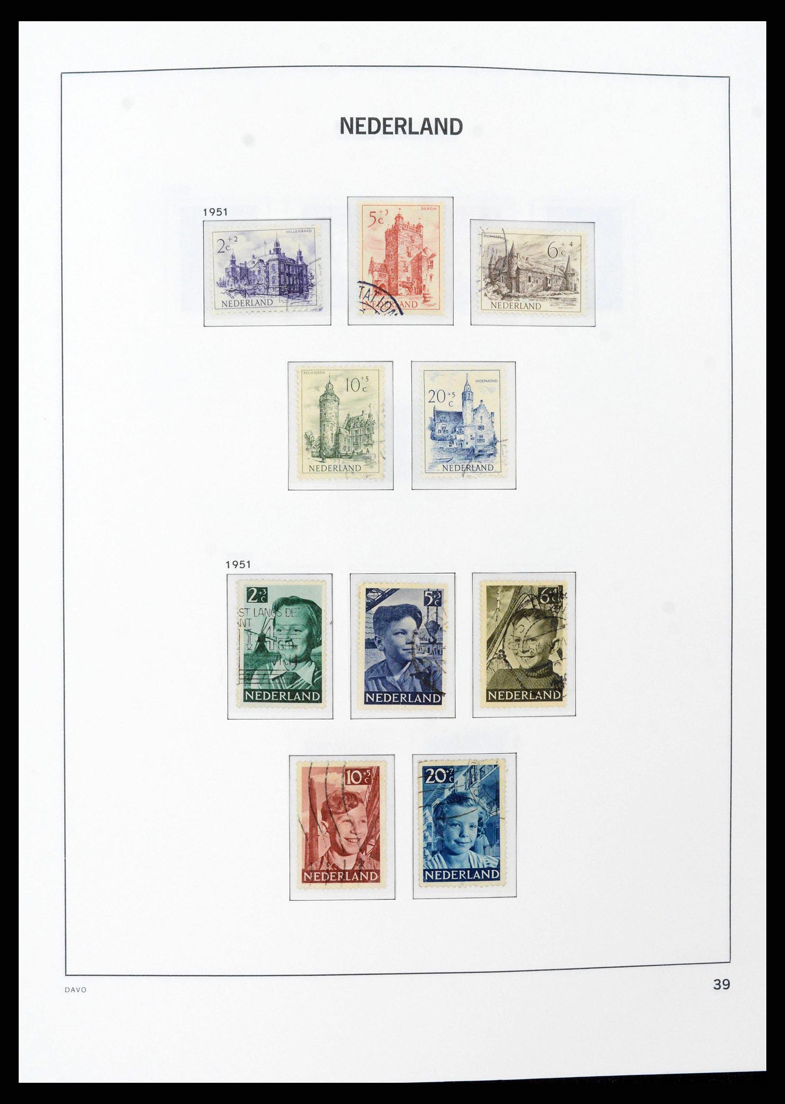 38516 0038 - Postzegelverzameling 38516 Nederland 1867-1999.