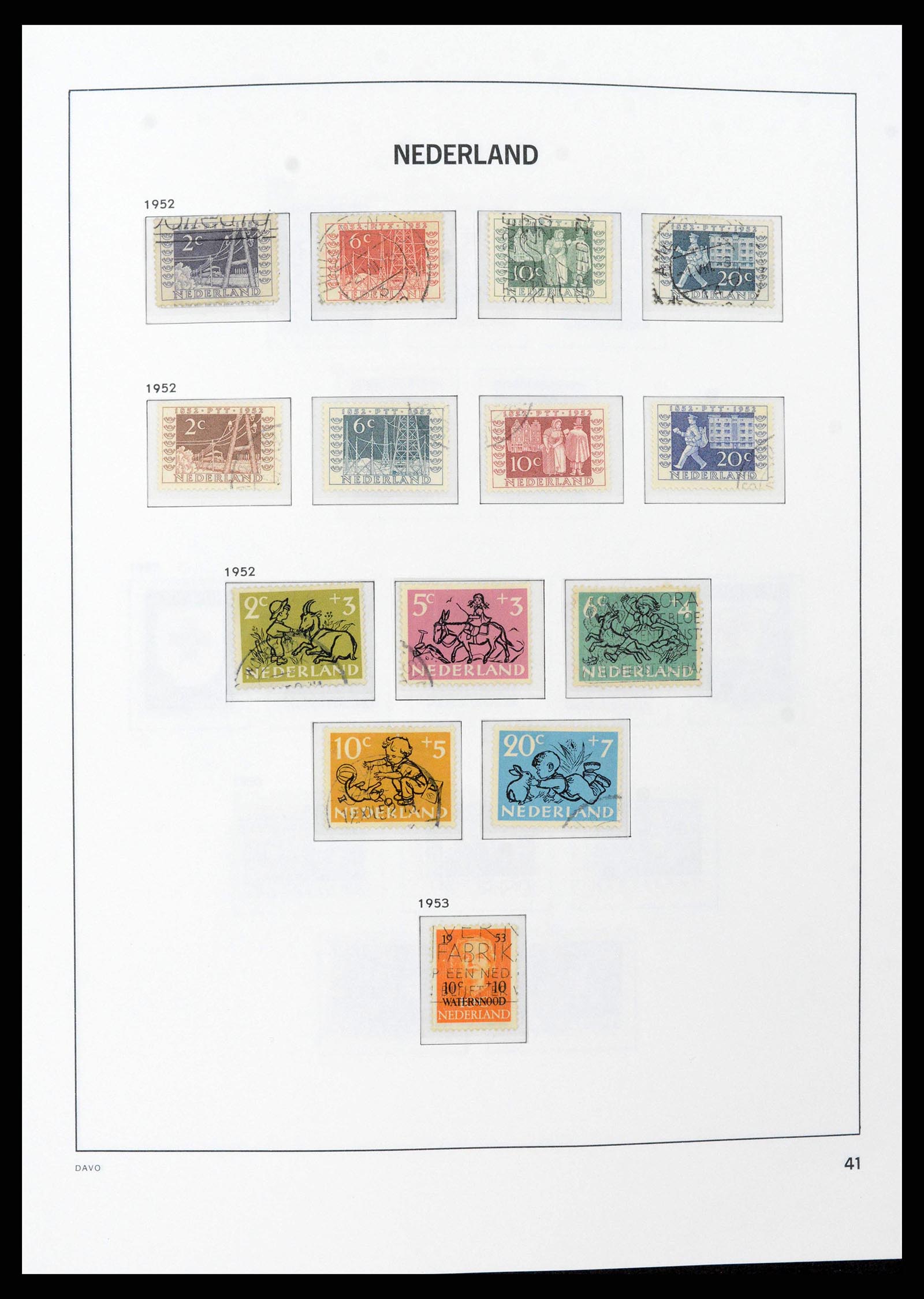 38516 0040 - Postzegelverzameling 38516 Nederland 1867-1999.