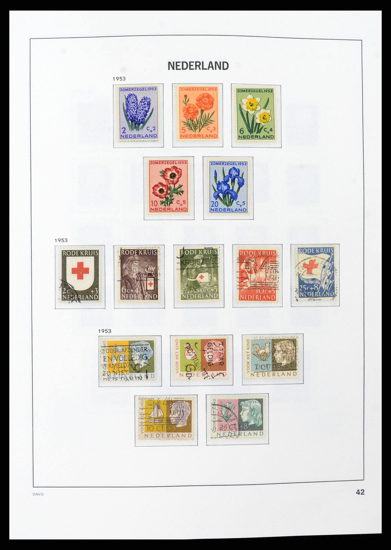 38516 0041 - Postzegelverzameling 38516 Nederland 1867-1999.
