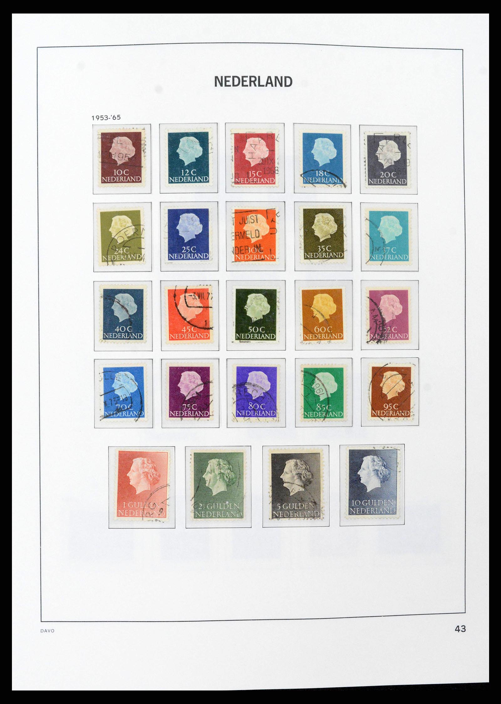 38516 0042 - Postzegelverzameling 38516 Nederland 1867-1999.