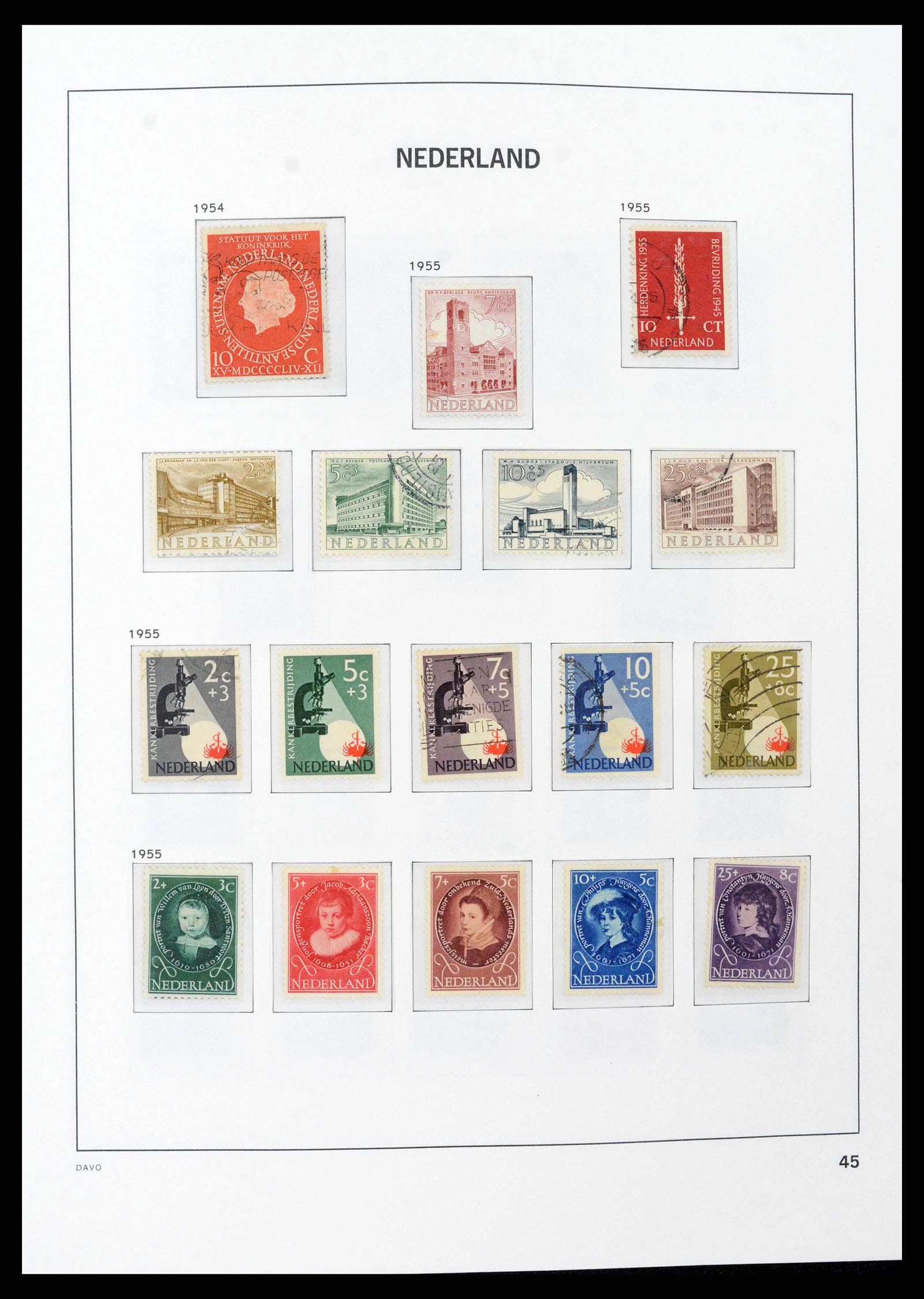 38516 0044 - Postzegelverzameling 38516 Nederland 1867-1999.