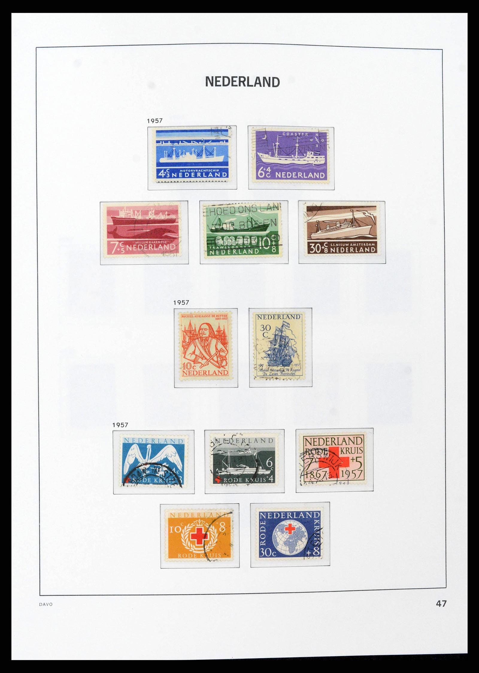 38516 0046 - Postzegelverzameling 38516 Nederland 1867-1999.