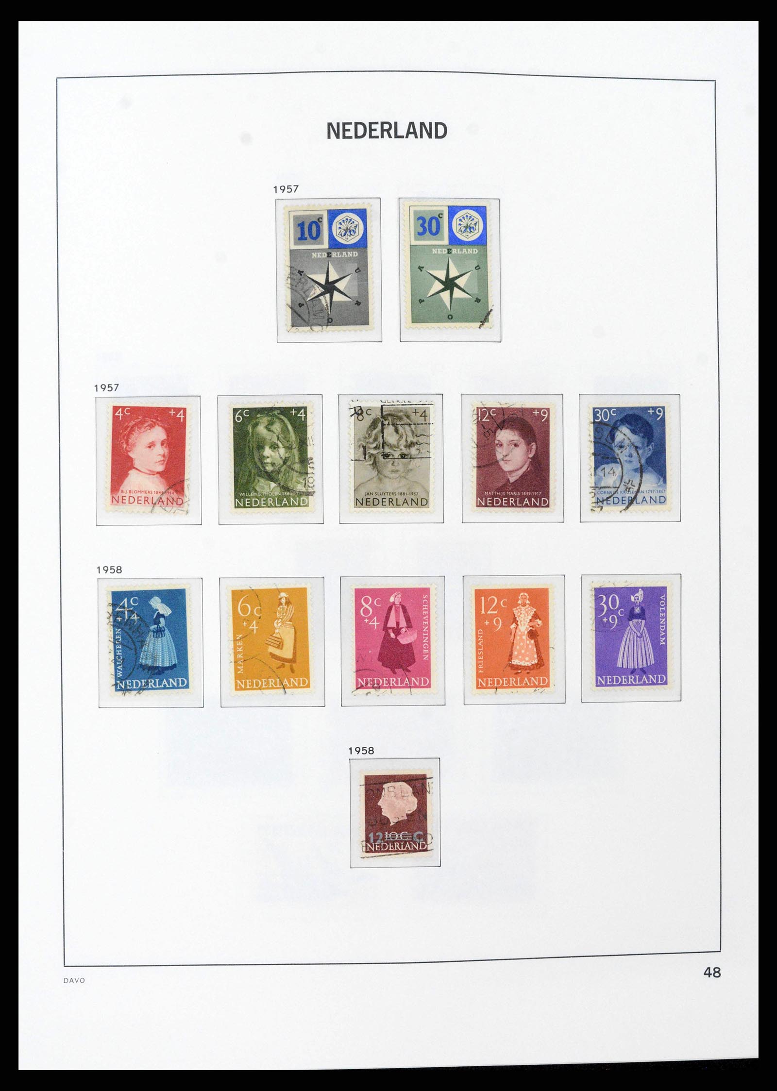 38516 0047 - Postzegelverzameling 38516 Nederland 1867-1999.