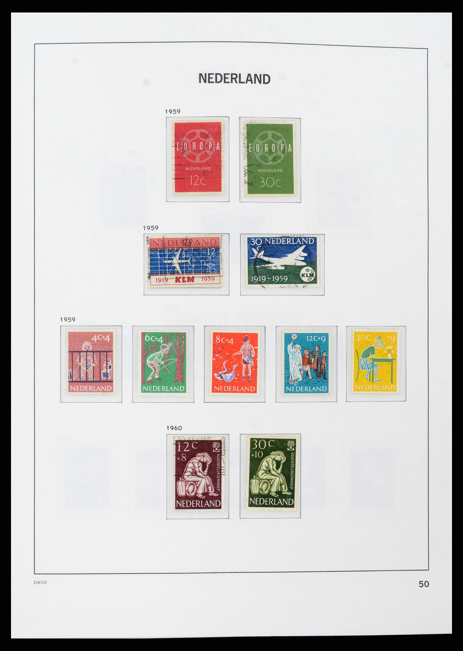 38516 0049 - Postzegelverzameling 38516 Nederland 1867-1999.