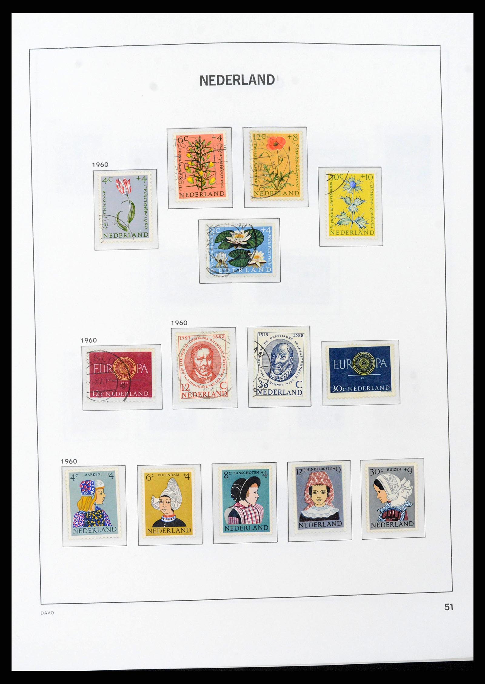 38516 0050 - Postzegelverzameling 38516 Nederland 1867-1999.