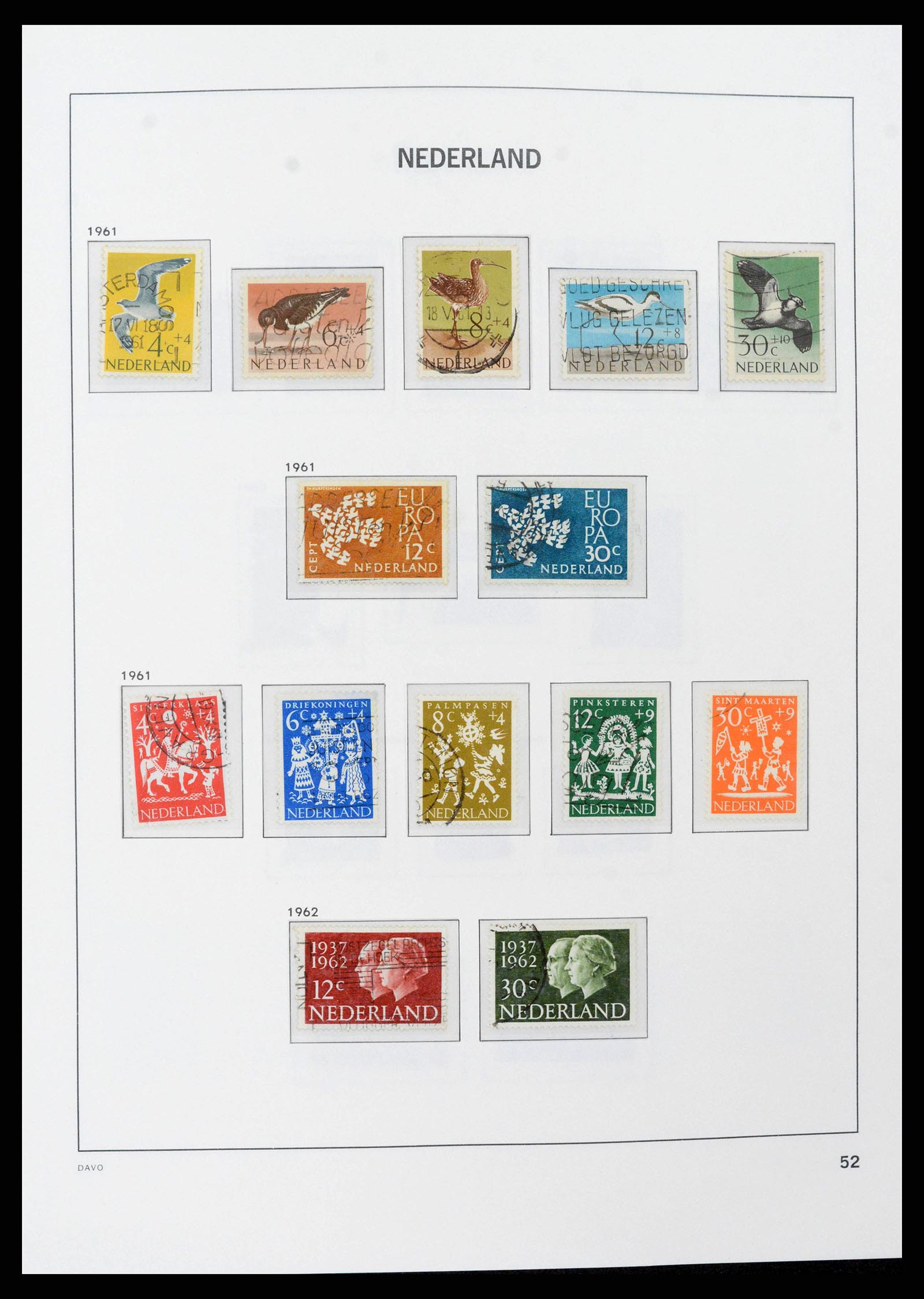 38516 0051 - Postzegelverzameling 38516 Nederland 1867-1999.