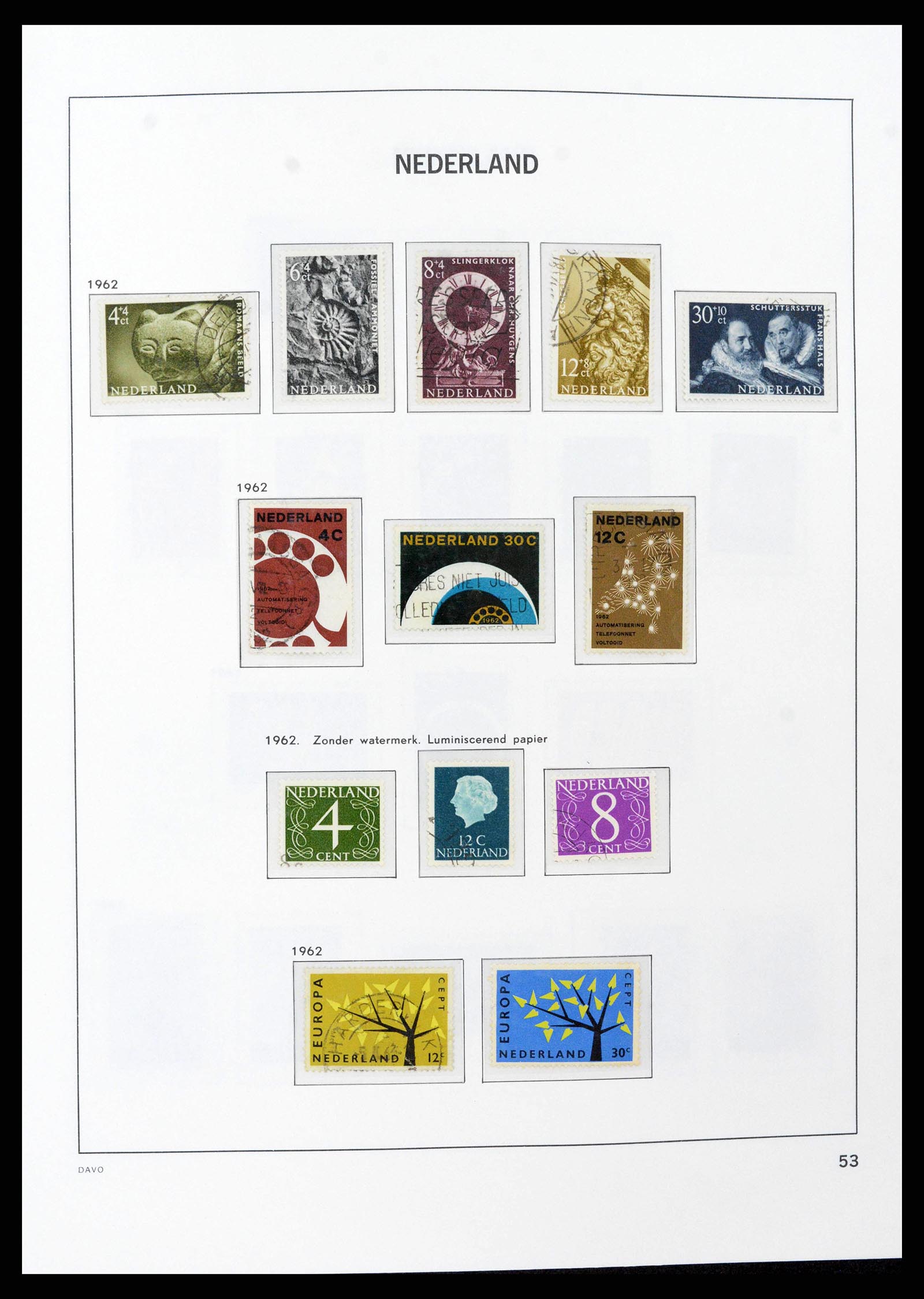 38516 0052 - Postzegelverzameling 38516 Nederland 1867-1999.