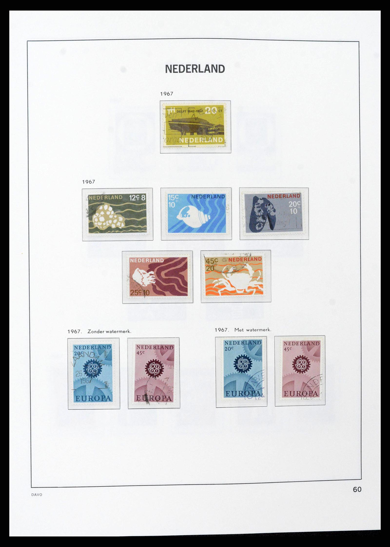 38516 0059 - Postzegelverzameling 38516 Nederland 1867-1999.