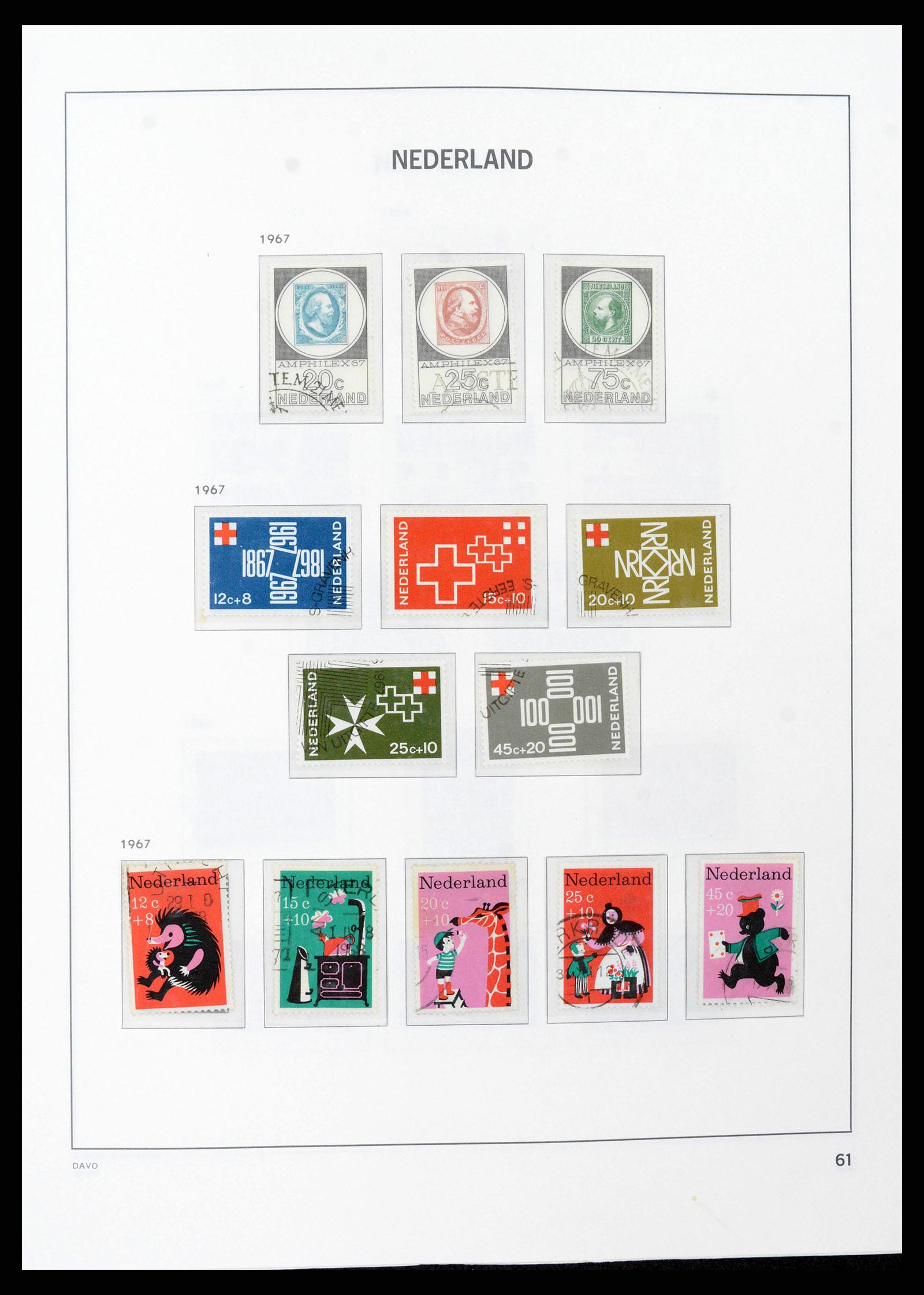 38516 0060 - Postzegelverzameling 38516 Nederland 1867-1999.