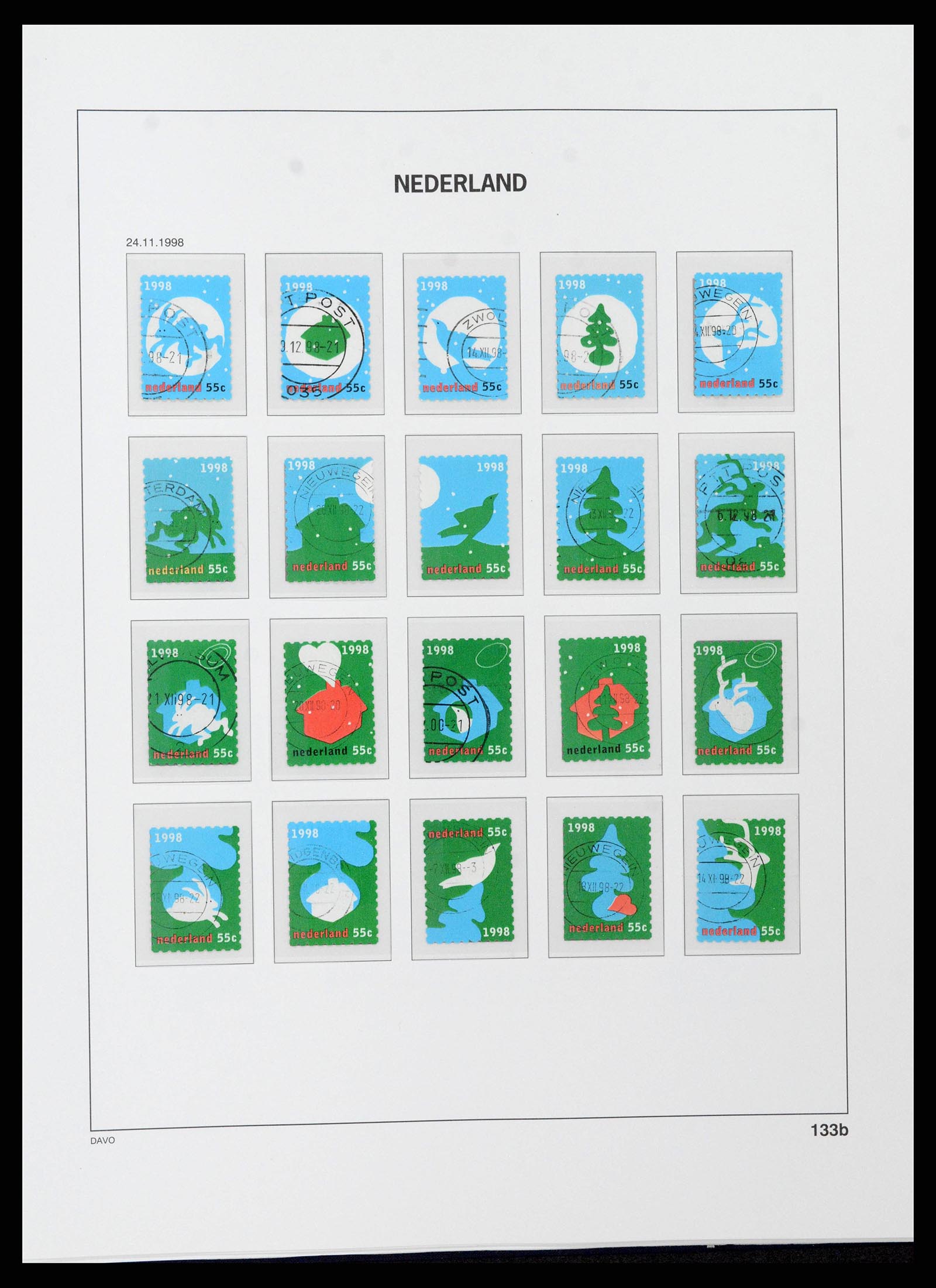 38516 0141 - Postzegelverzameling 38516 Nederland 1867-1999.