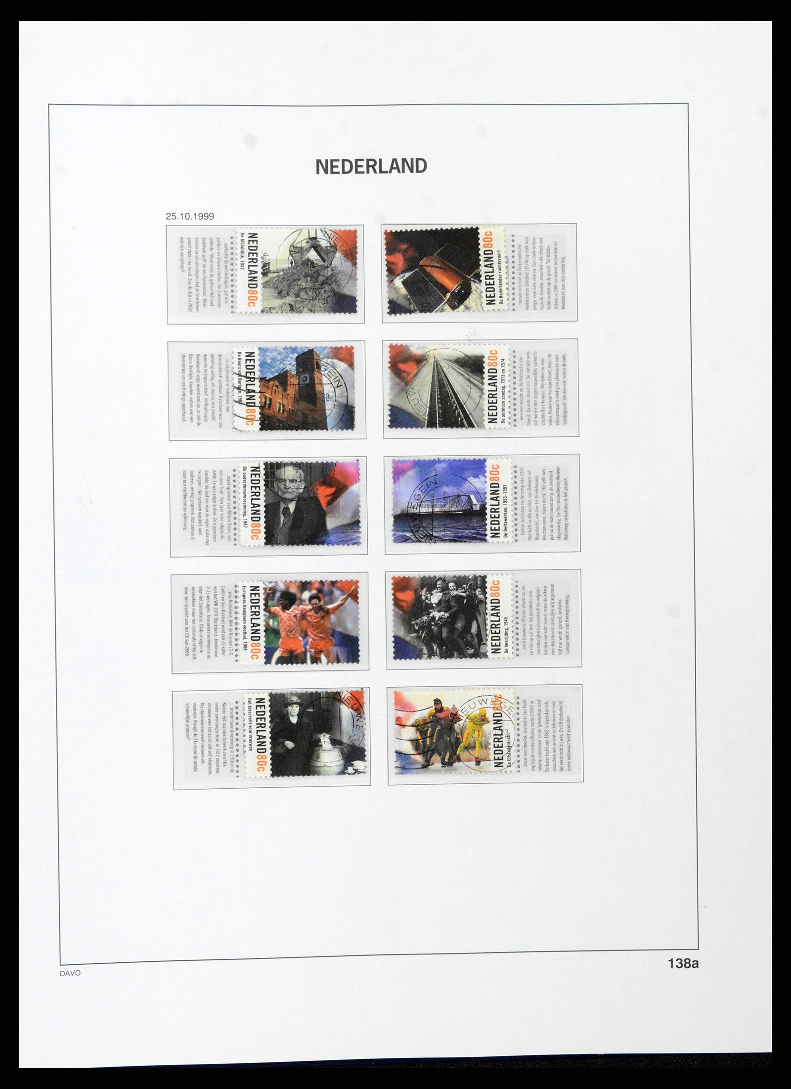38516 0148 - Postzegelverzameling 38516 Nederland 1867-1999.