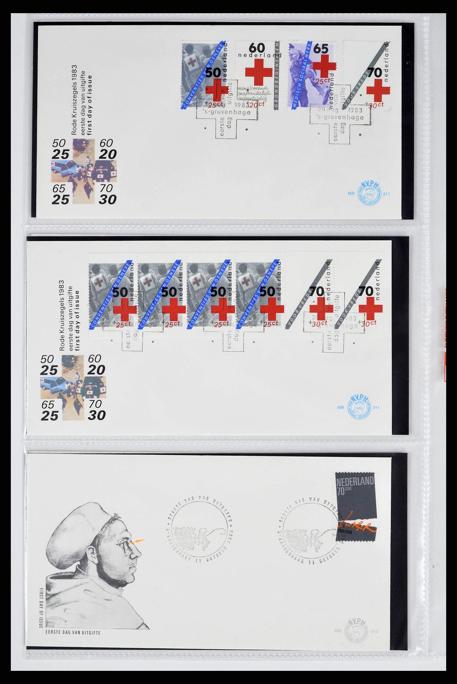38517 0006 - Stamp collection 38517 Netherlands FDC's 1981-2011.
