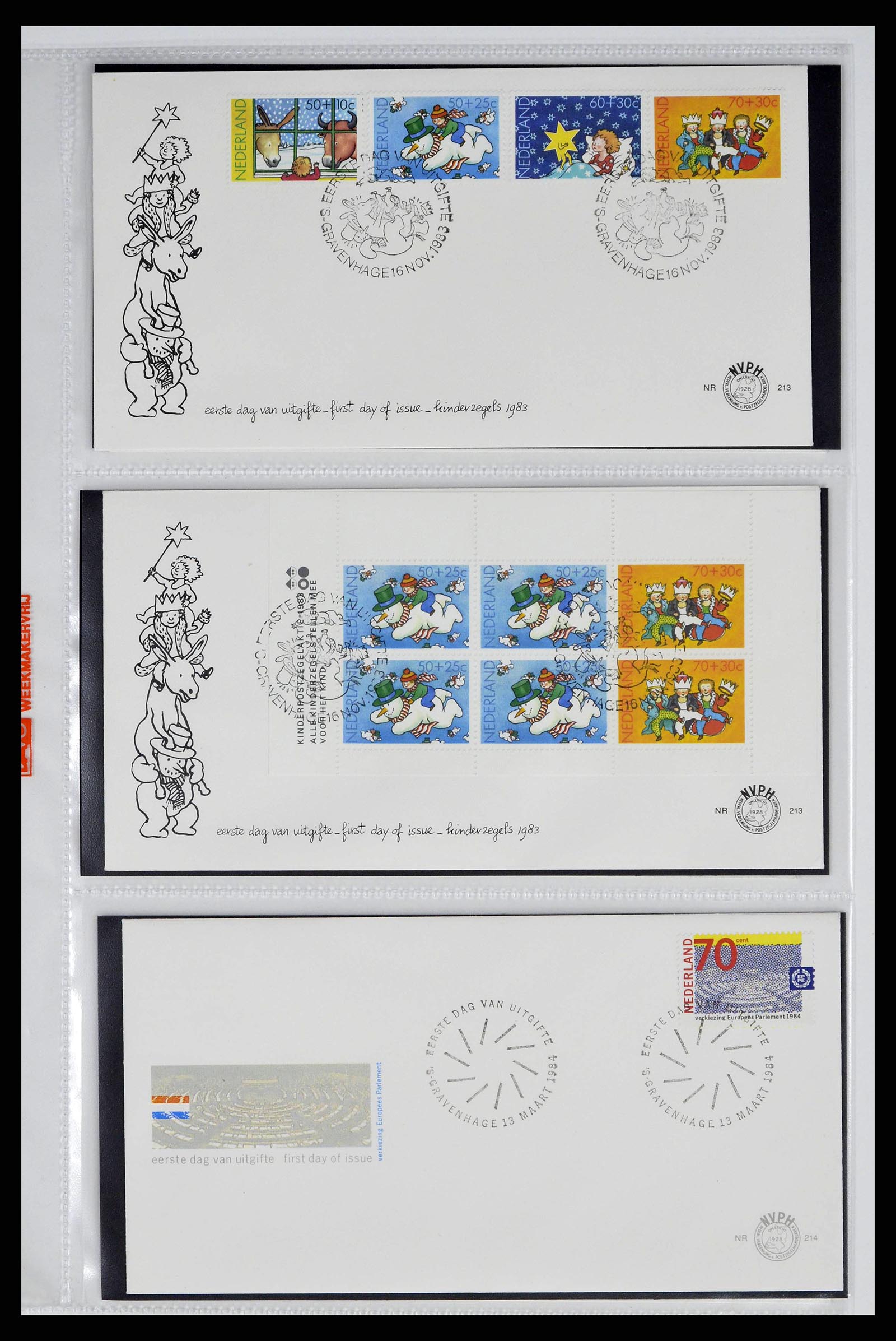 38517 0007 - Postzegelverzameling 38517 Nederland FDC's 1981-2011.