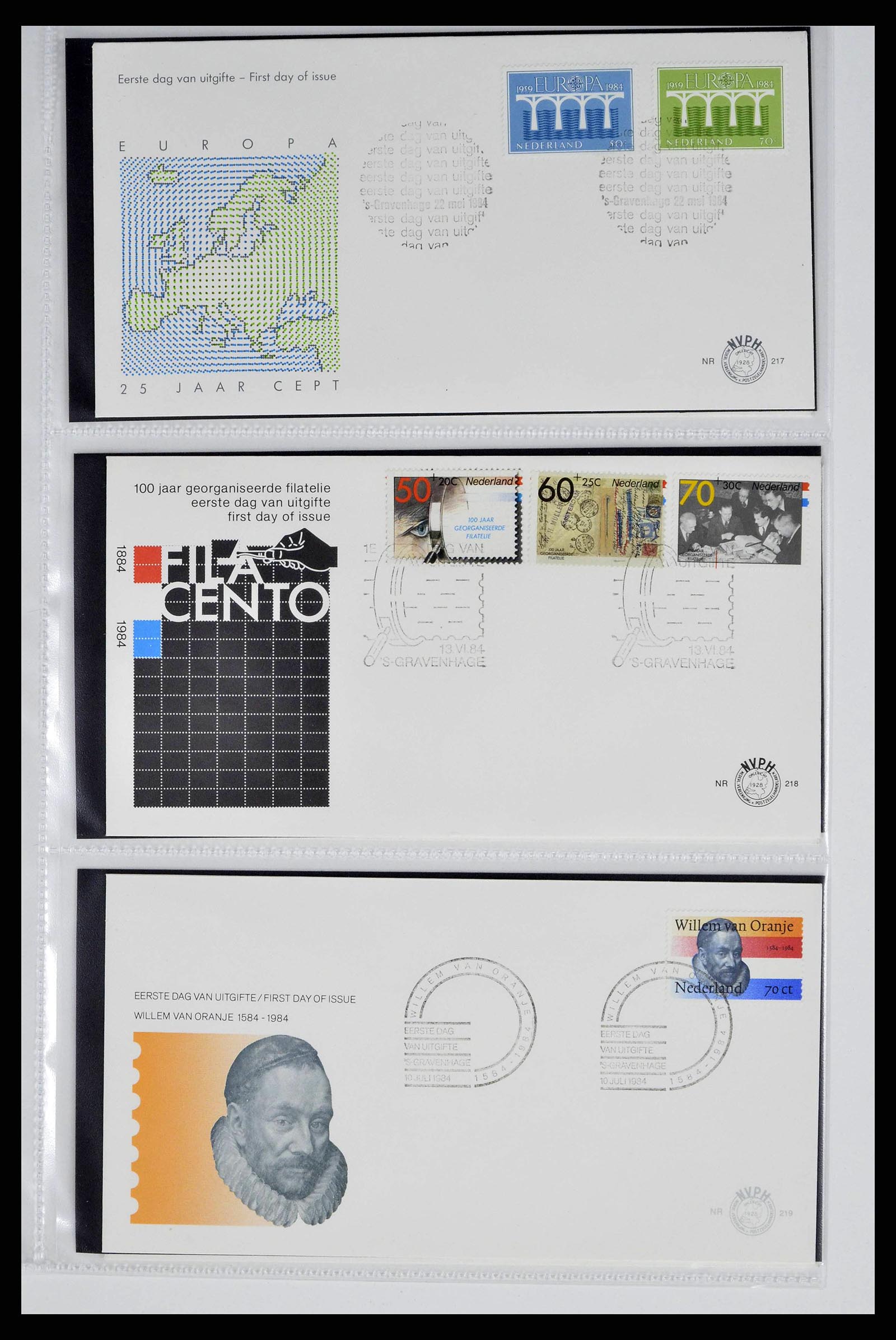38517 0009 - Stamp collection 38517 Netherlands FDC's 1981-2011.