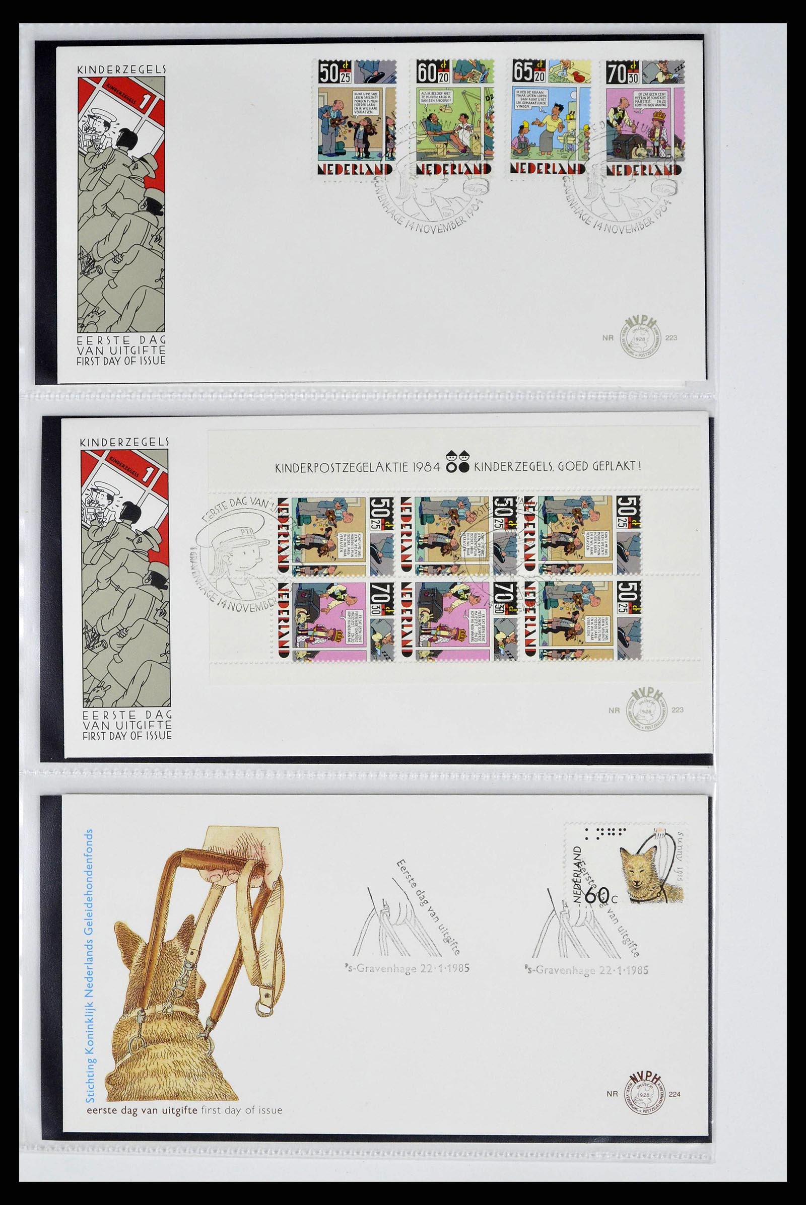 38517 0011 - Postzegelverzameling 38517 Nederland FDC's 1981-2011.